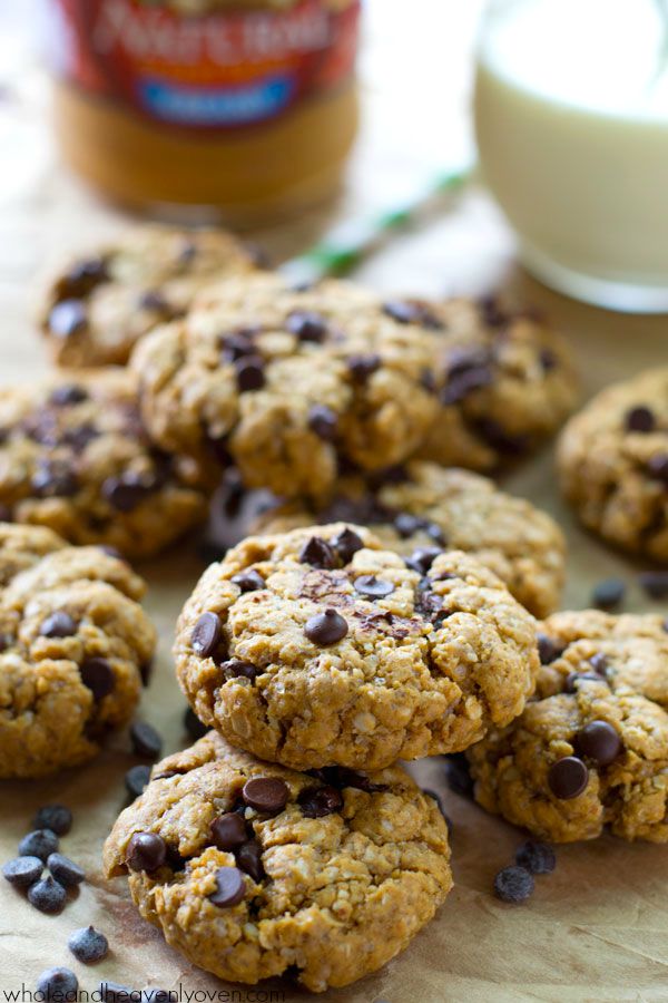 Flourless Peanut Butter Chocolate Chip Oatmeal Cookies r/Baking