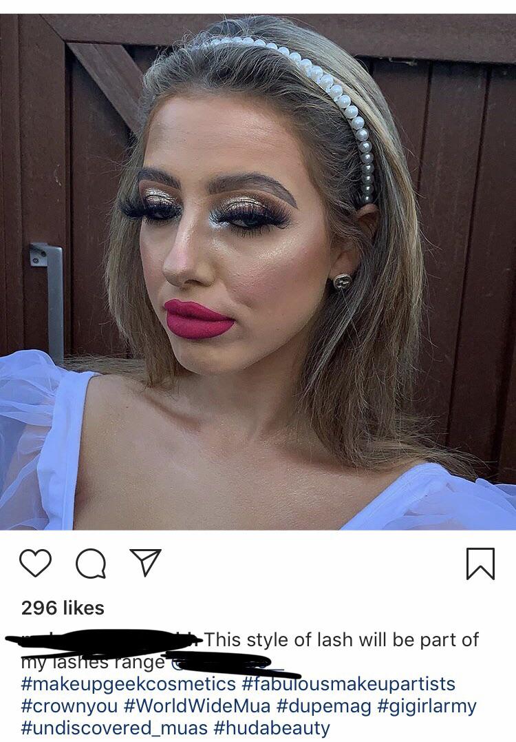 Eyelashes so heavy you can barely open your eyes r/BadMUAs