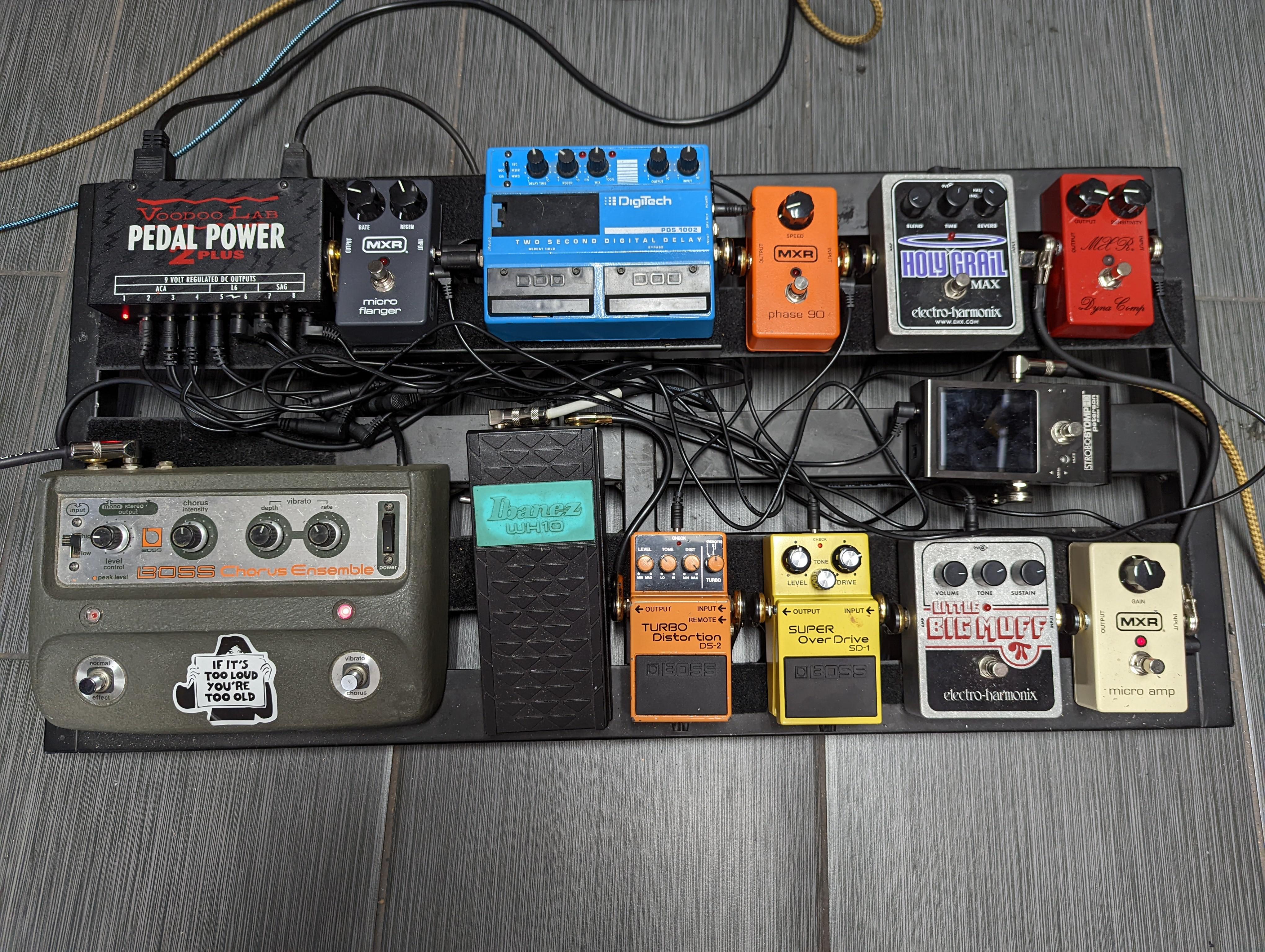Updated pedalboard. Yes, I'm a John Frusciante fan. r/guitarpedals