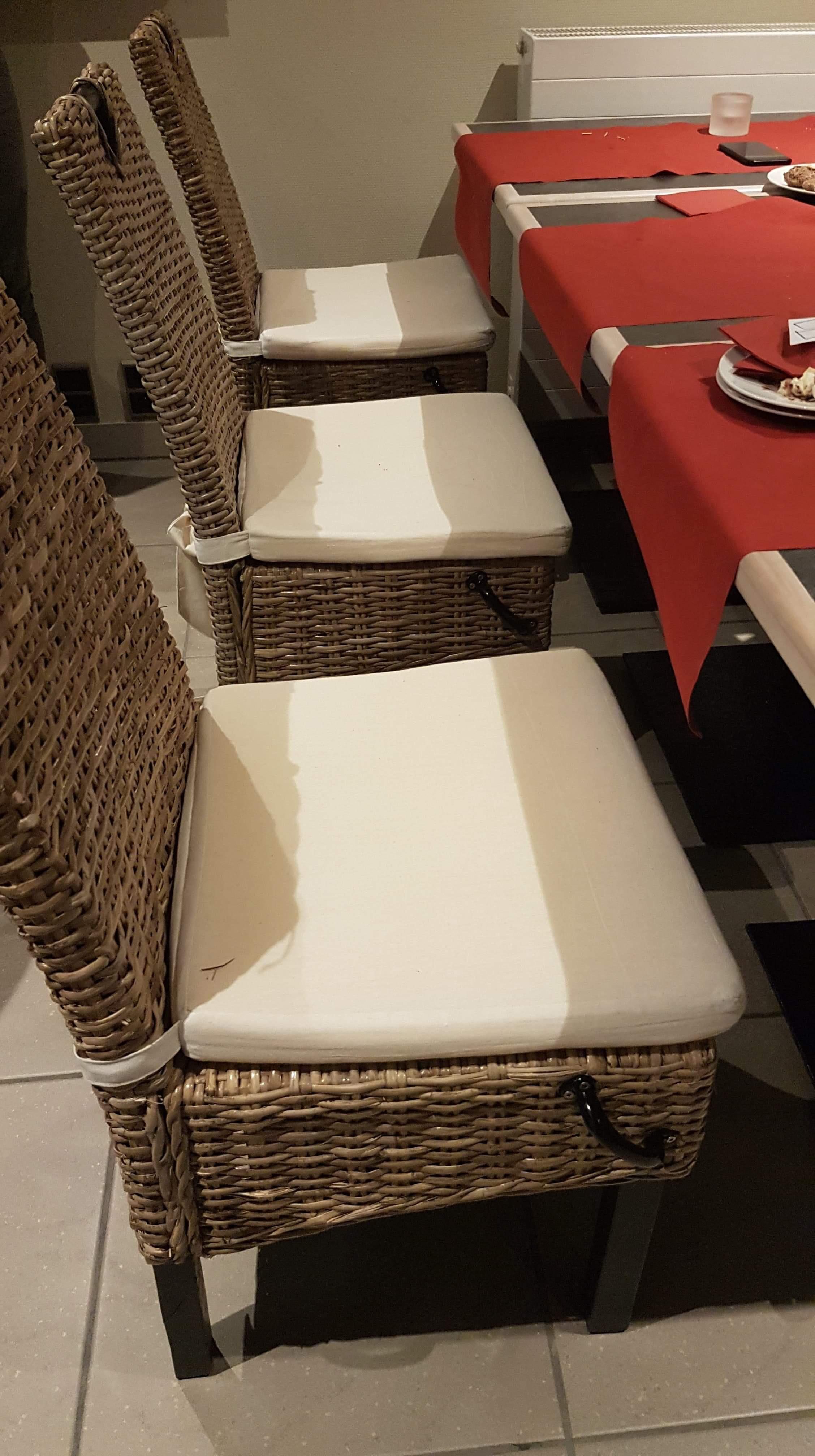 These handles on chairs in a restaurant r/mildlyinteresting