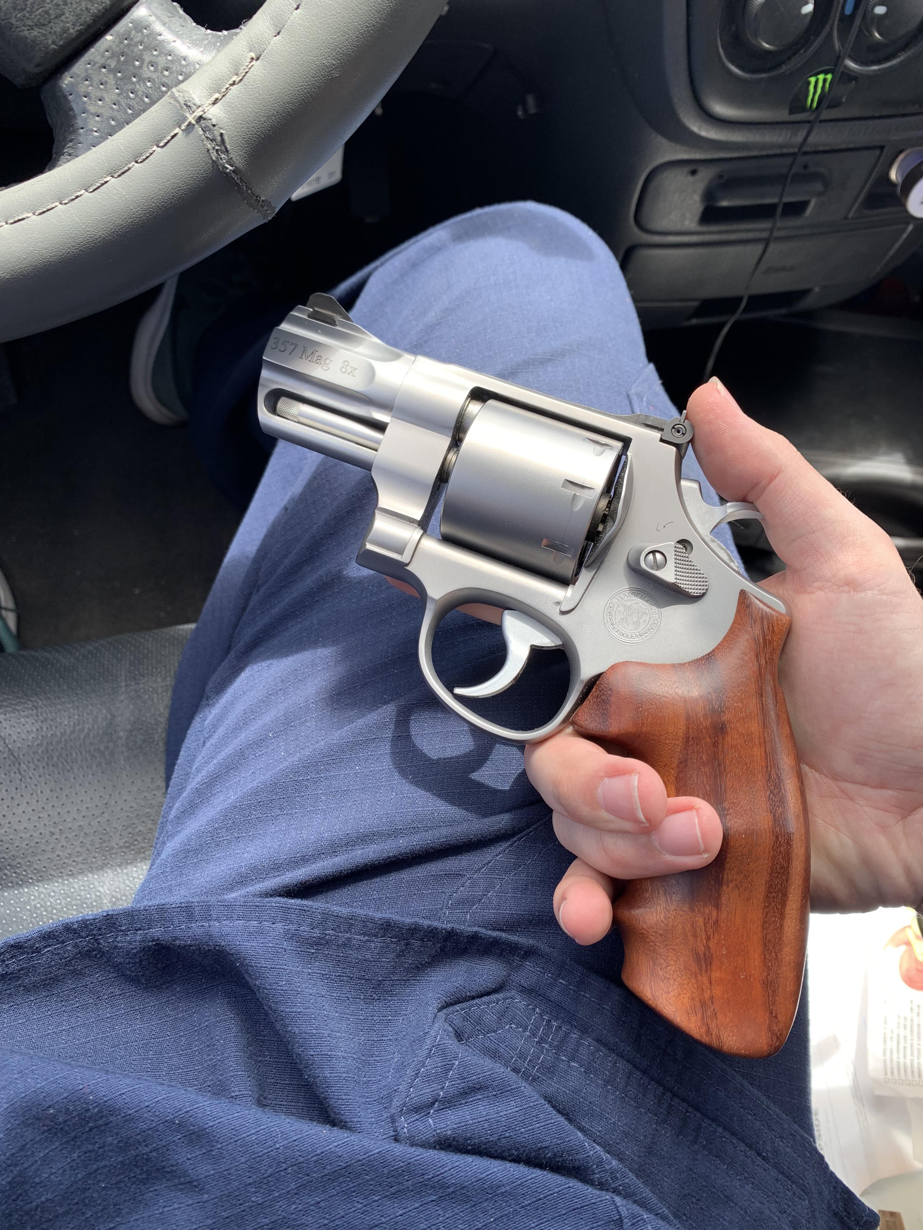 First post here. One of my favorite wheel guns in the collection. r