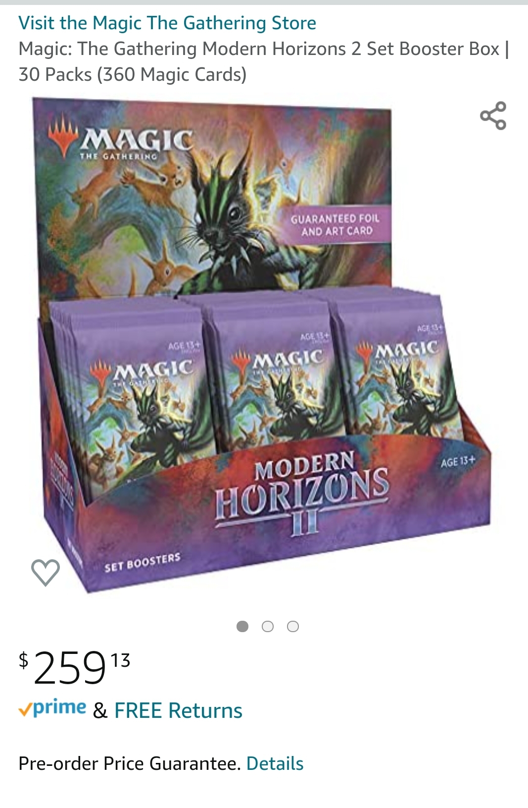Amazon Preorder is Up mtgfinance