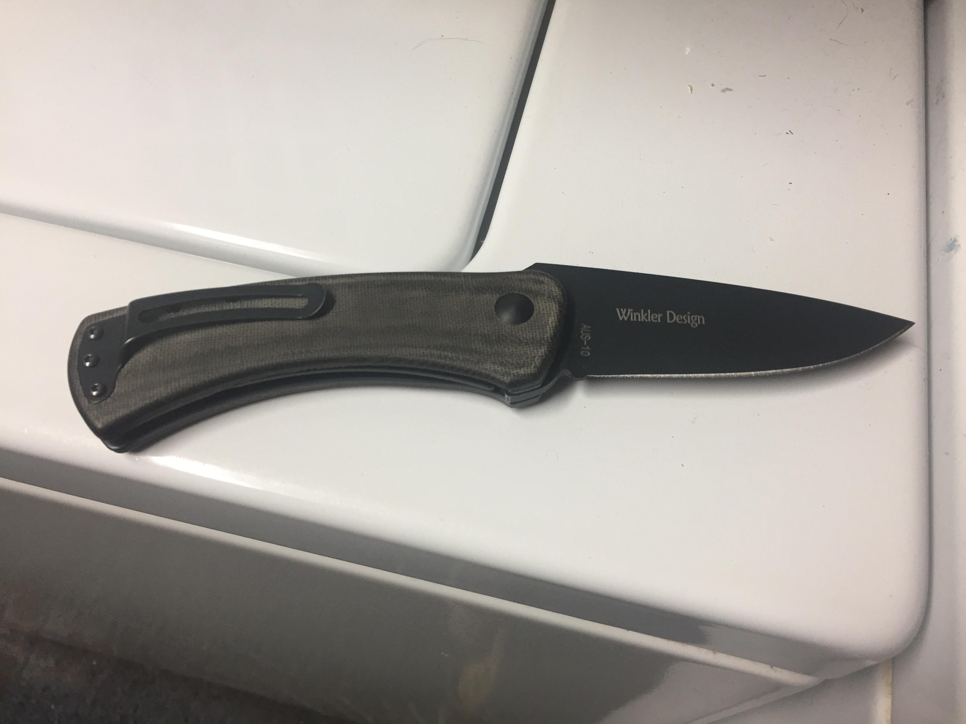 NKD Winkler/Kilimanjaro folder r/knives