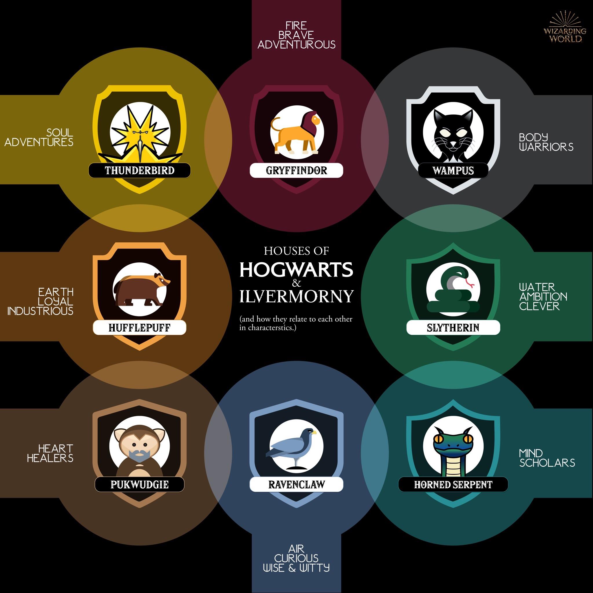 Wizarding Schools Infographic r/harrypotter