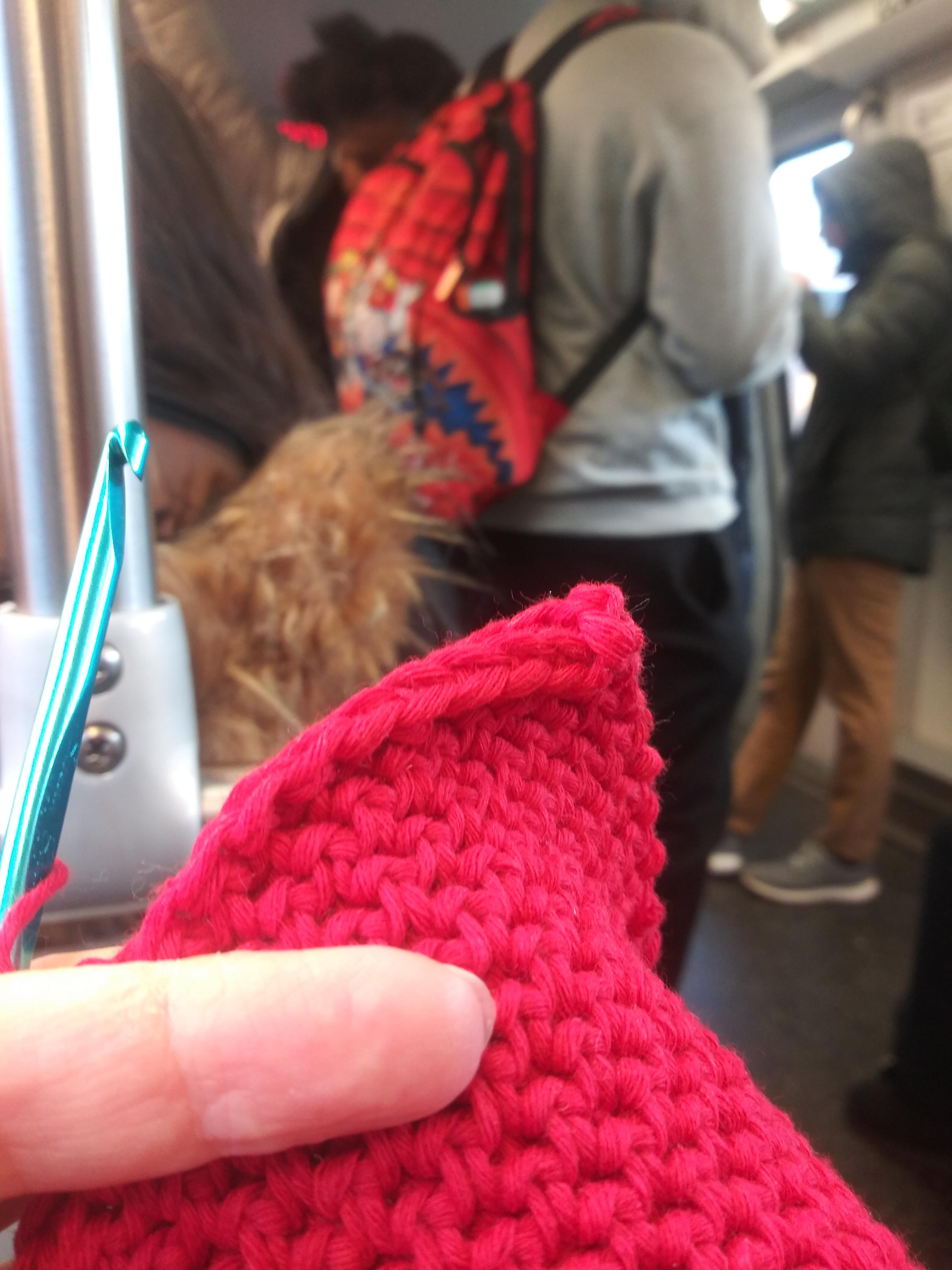 Crocheting makes DC Metro enjoyable r/crochet