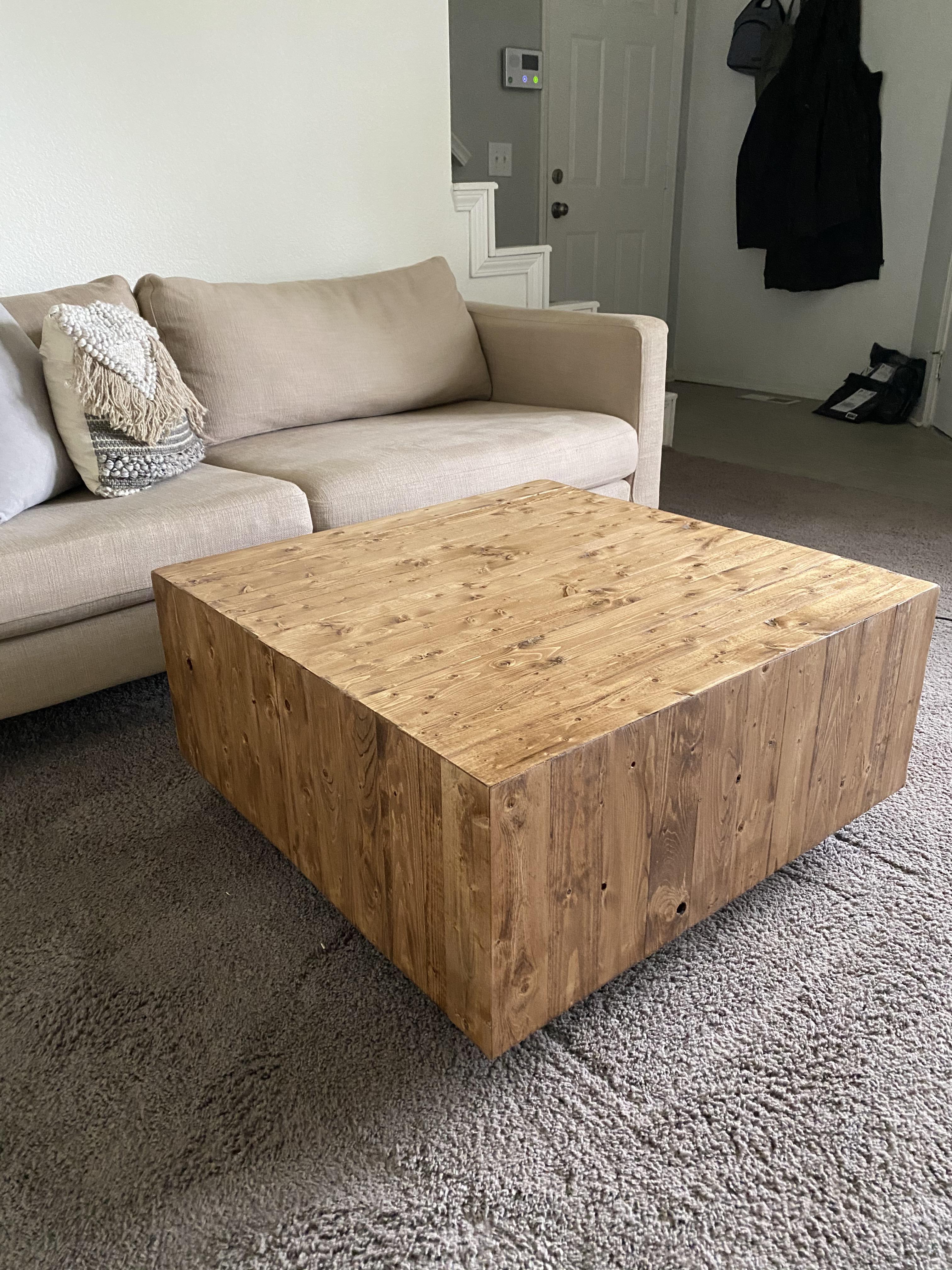 West Elm Square Ottoman Coffee Table / 72 Off West Elm West Elm Essex
