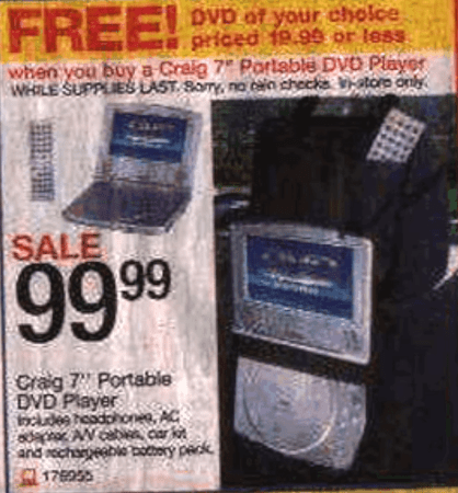 CRAIG portable DVD player : r/DankPods