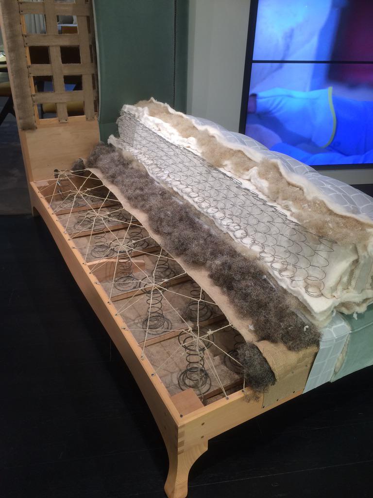 The inside of a mattress bed r/mildlyinteresting