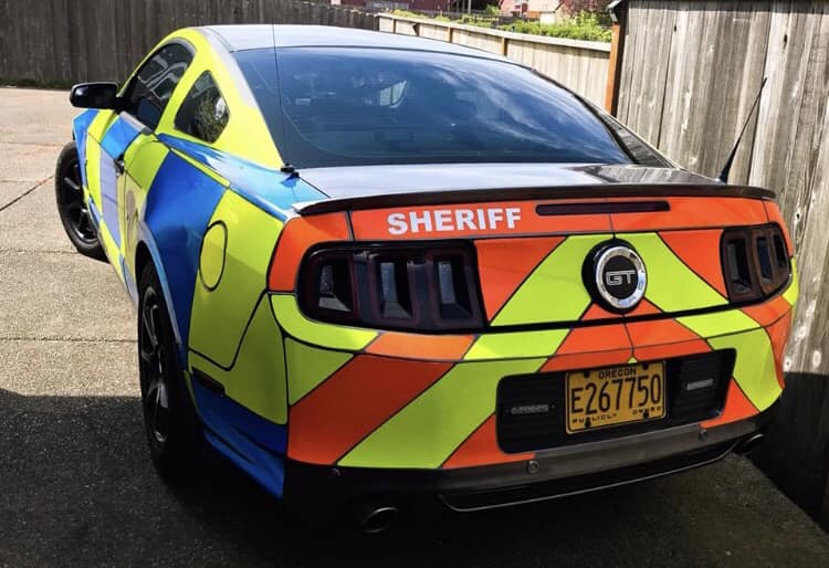 another police mustang, Marion County Sheriffs Office Oregon