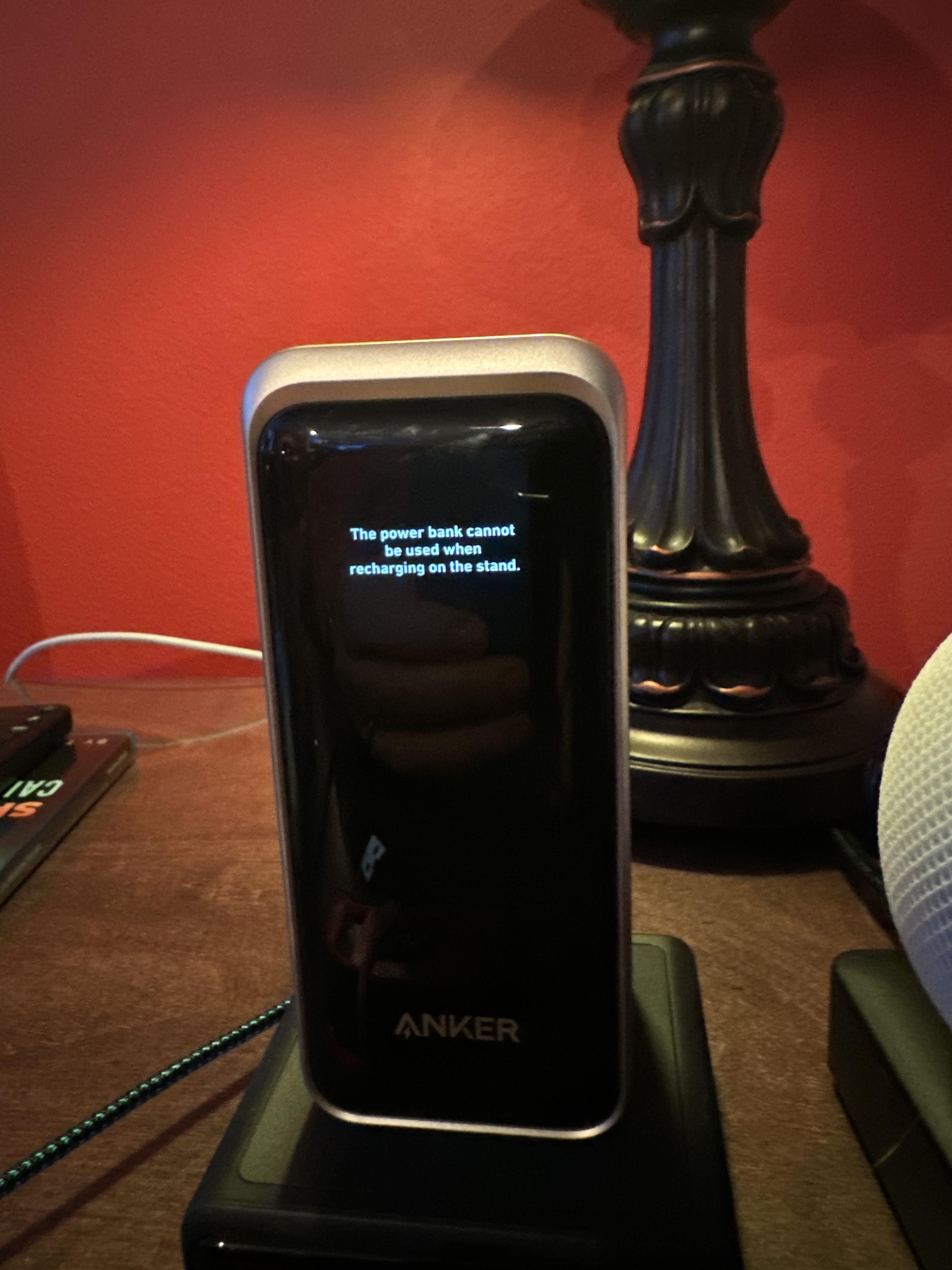 Powercore Prime 20k Charging Error - “Powerbank can not charge while