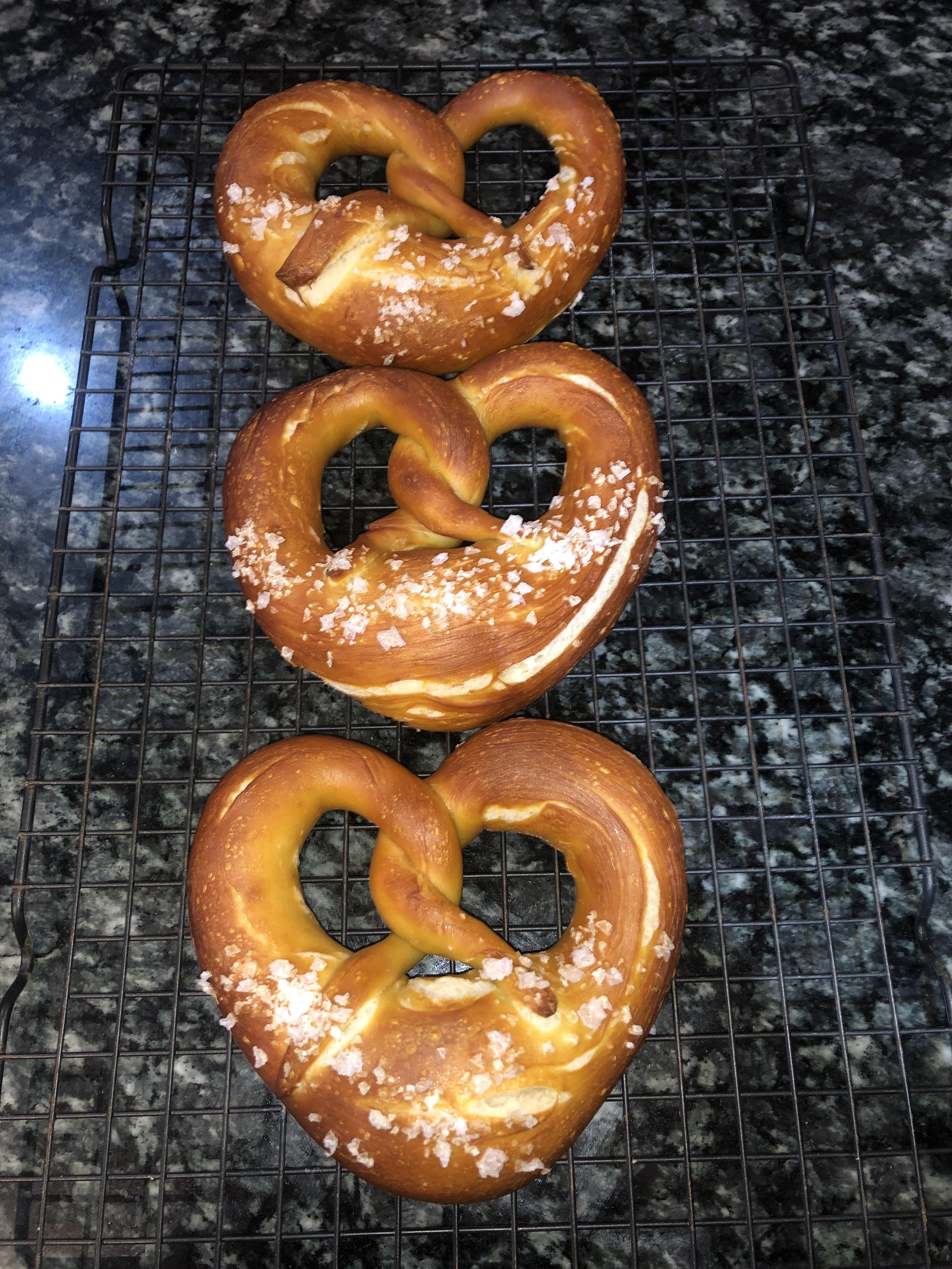 Just made the pretzels from the recent video and did not die from lye