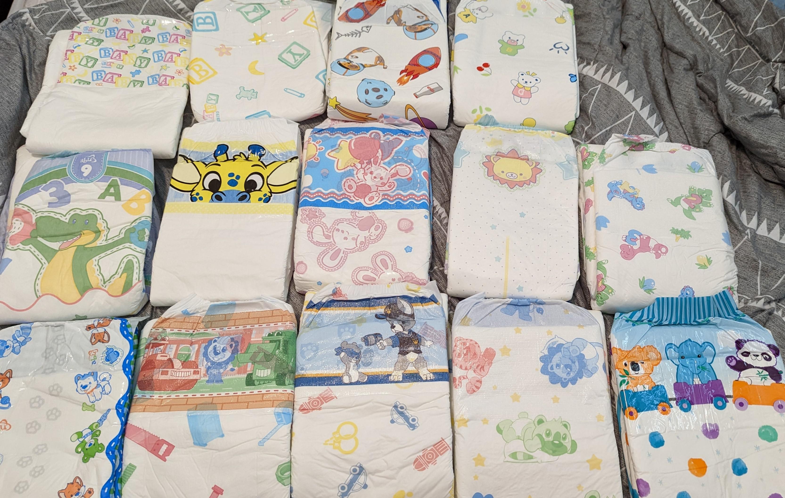 Does anyone else keep a collection of every kind of diaper they've
