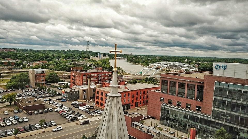 The new st Mary's cross r/Rochester