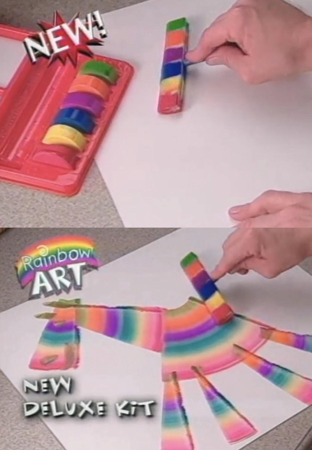 Rainbow Art commercials r/nostalgia