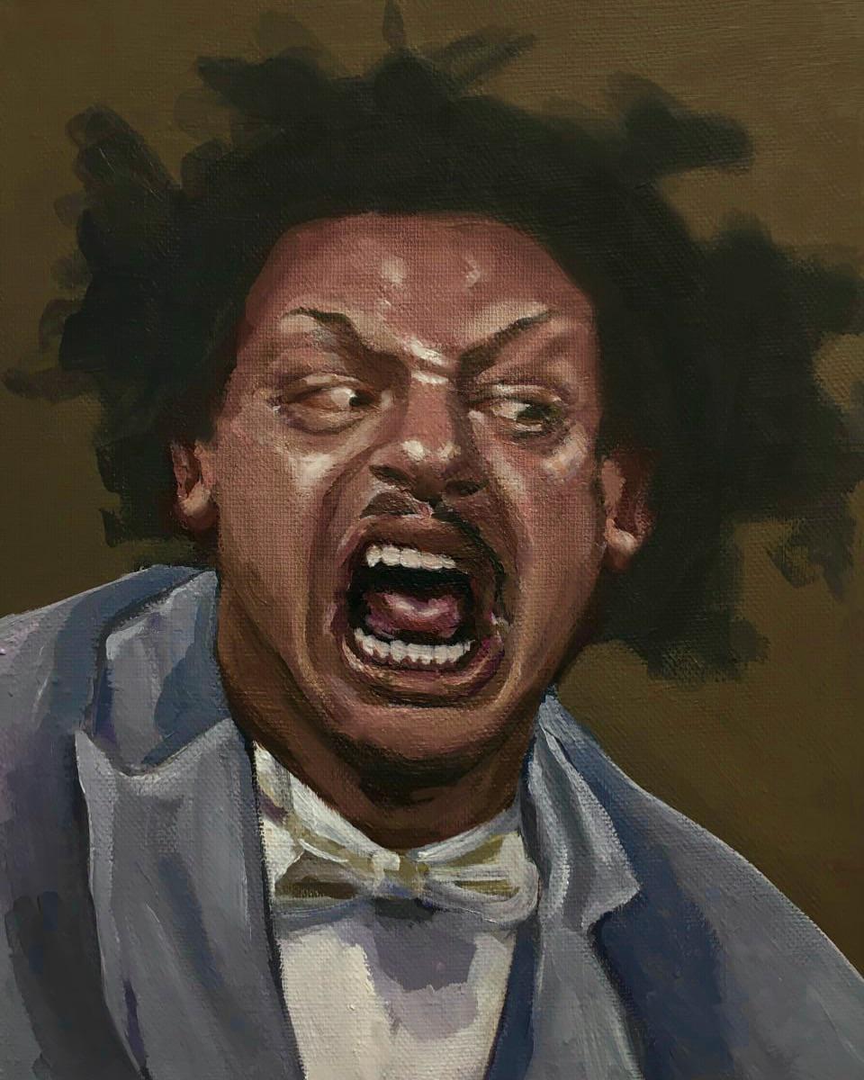 Hey, I’ve painted Eric Andre. Hope you like it r/ericandre