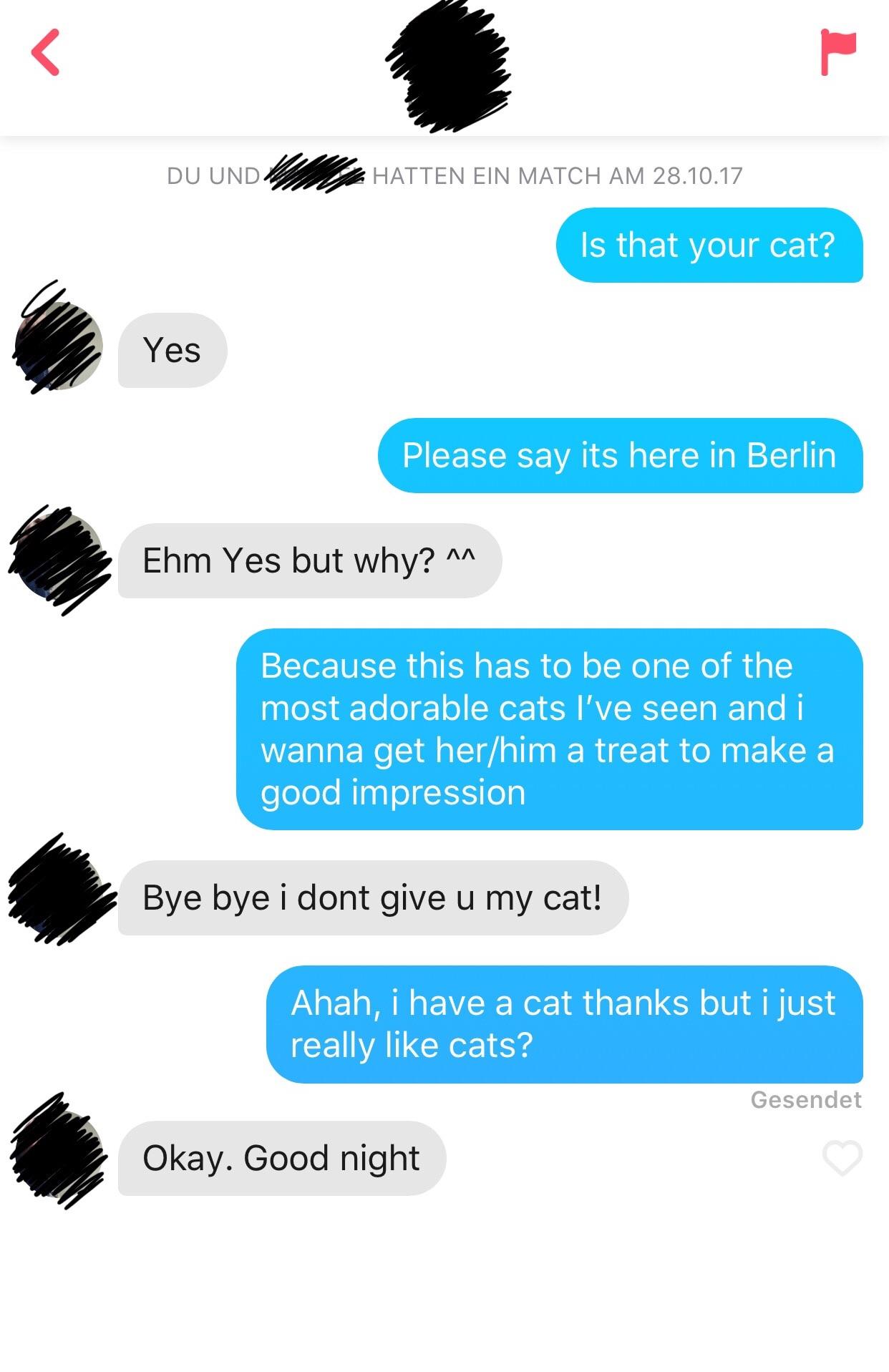 When you are too attached to your cat to have a relationship...he