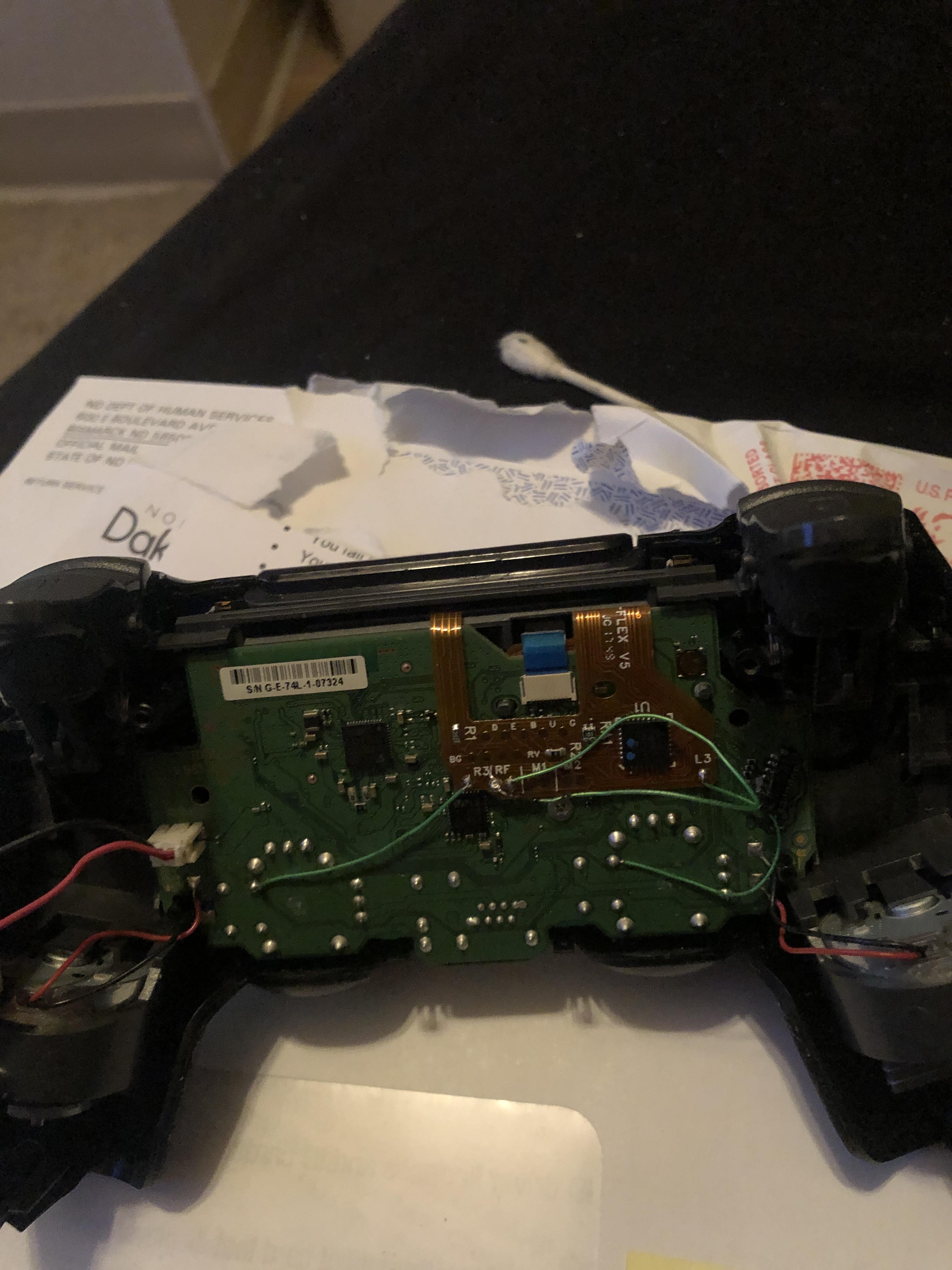 Need help putting my modded zone PS4 controller back together the rapid