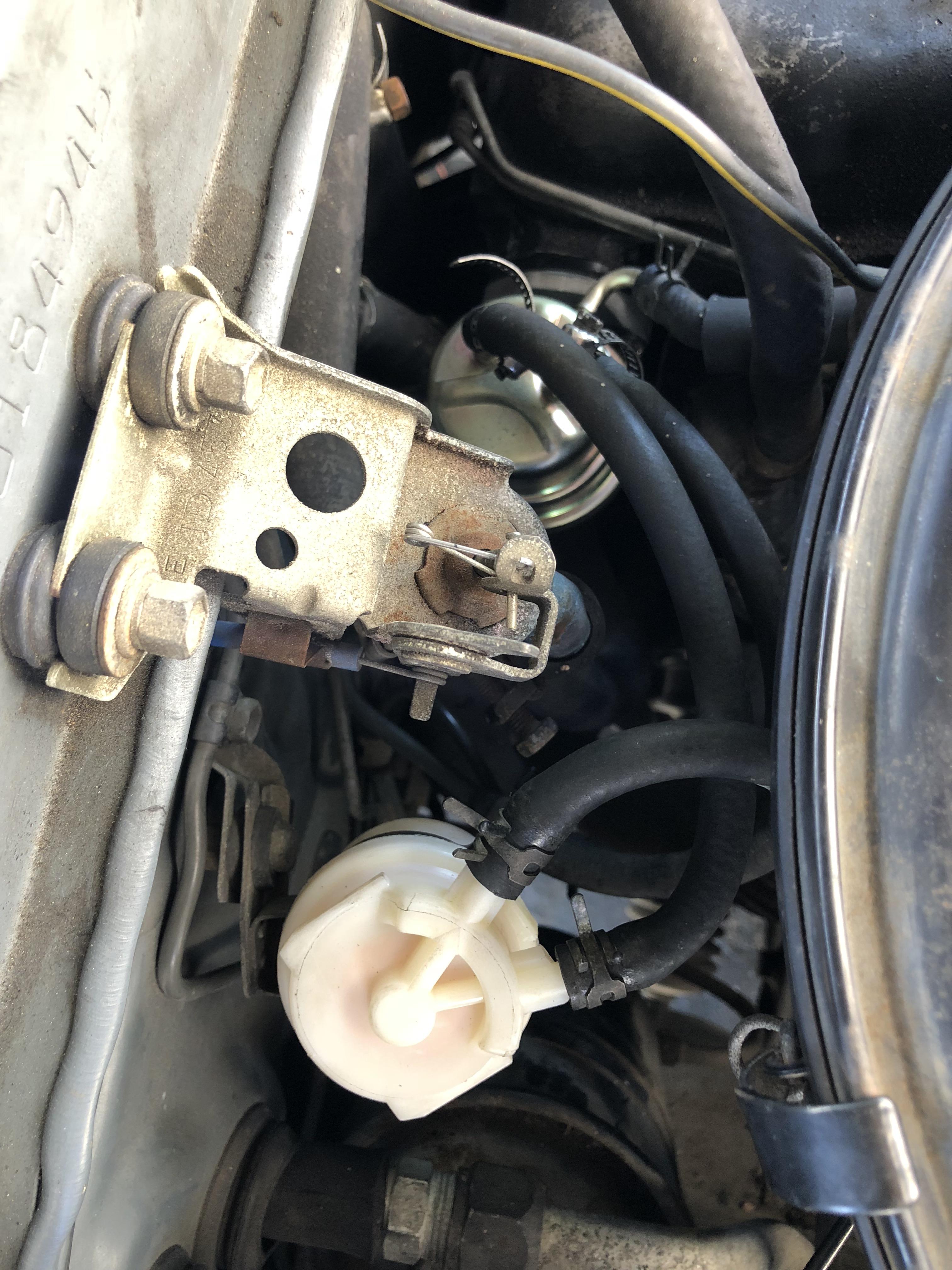 to take a picture on how the hoses to the fuel pump to fuel