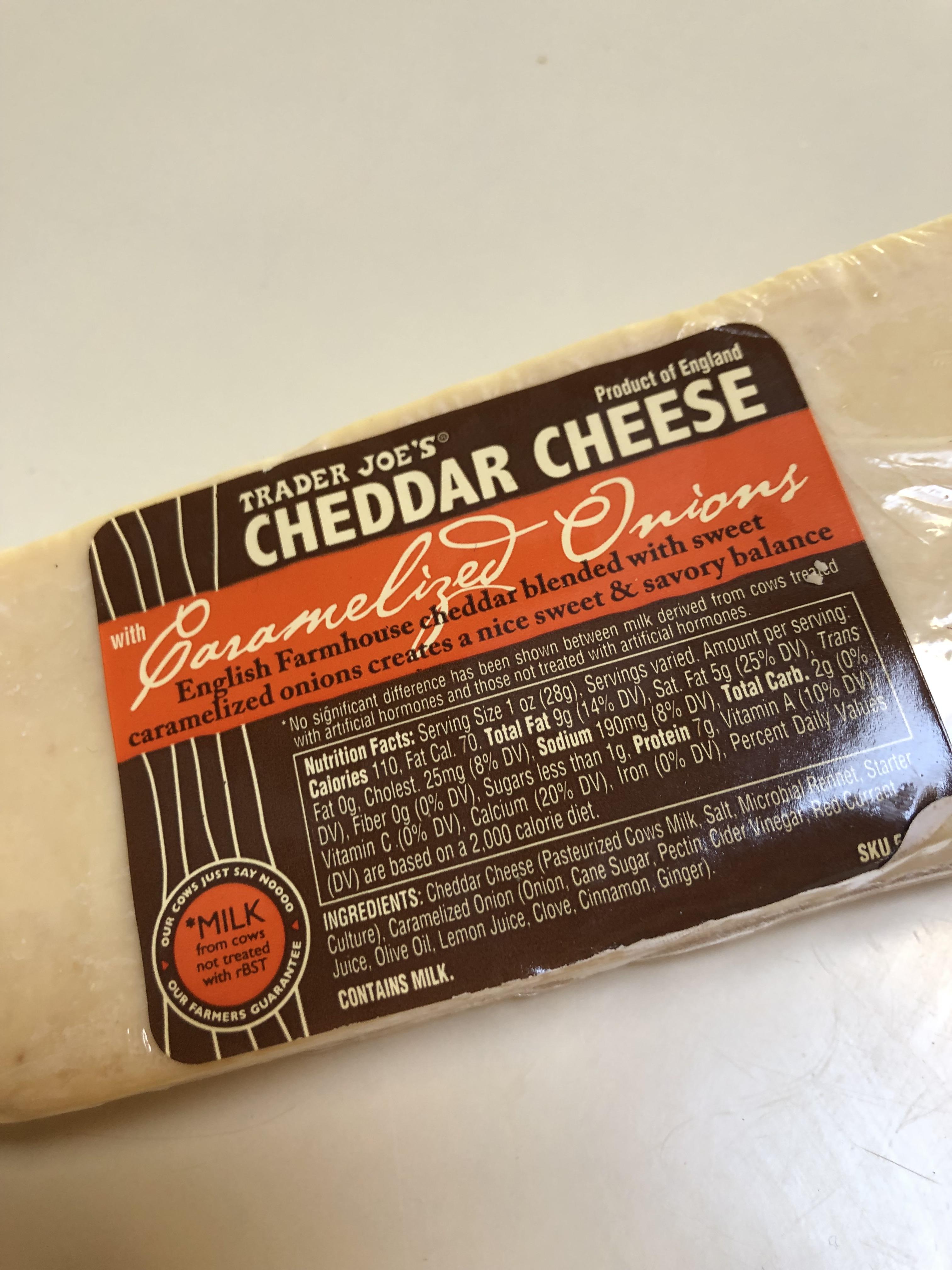 Caramelized Onion Cheddar Cheese r/traderjoes