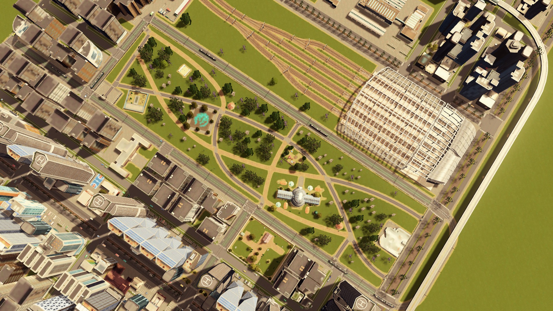 Sunnyside Gardens, in between downtown and the transit district r