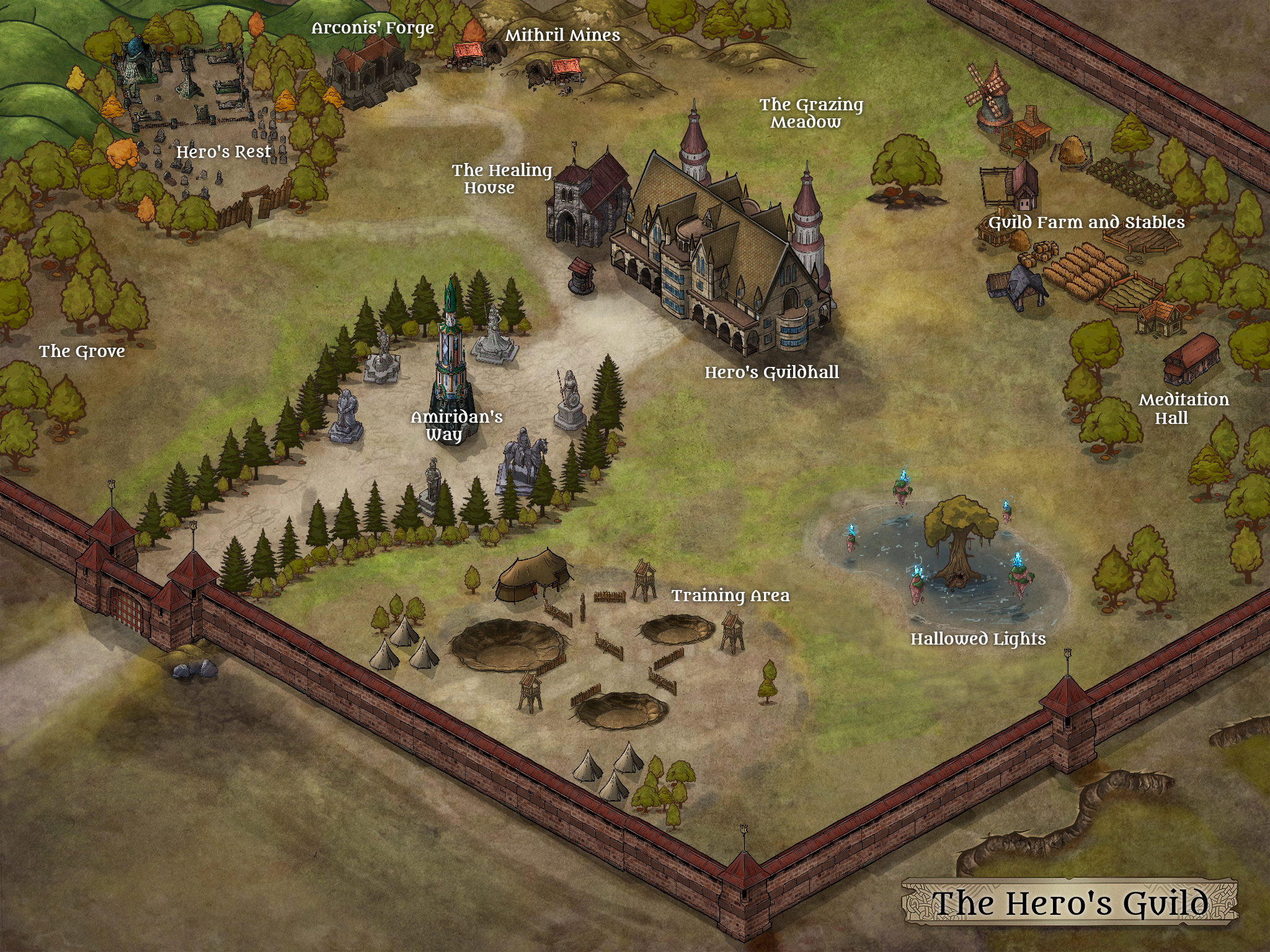 The Hero's Guild dndmaps