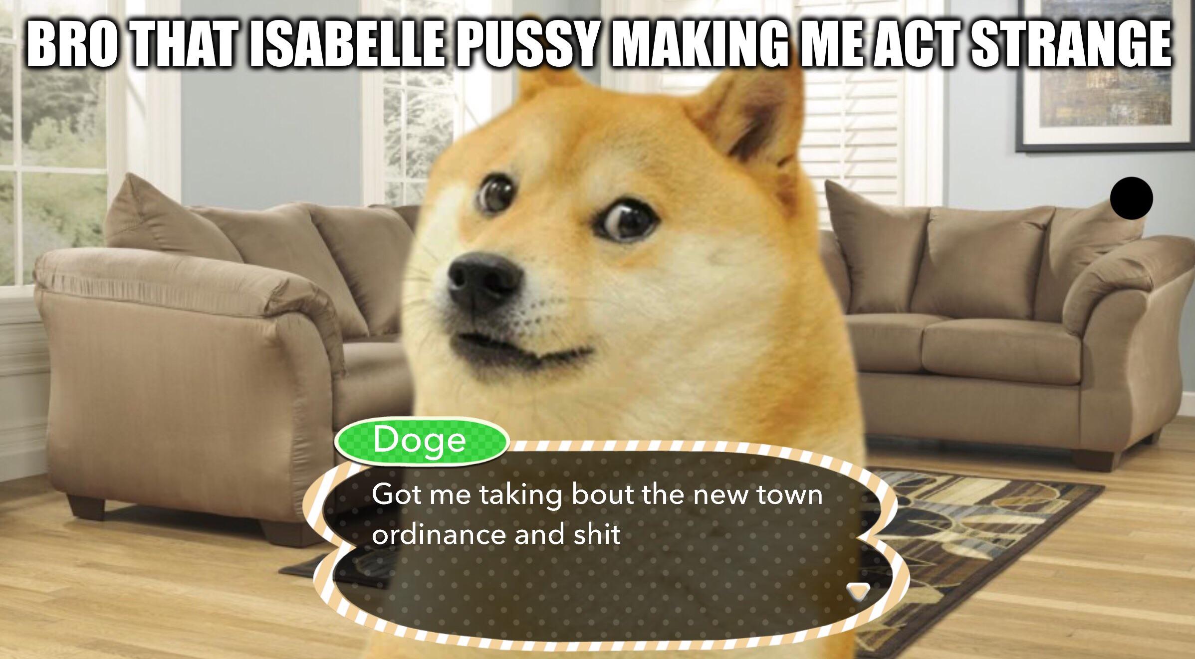 Le acting strange has arrived dogelore