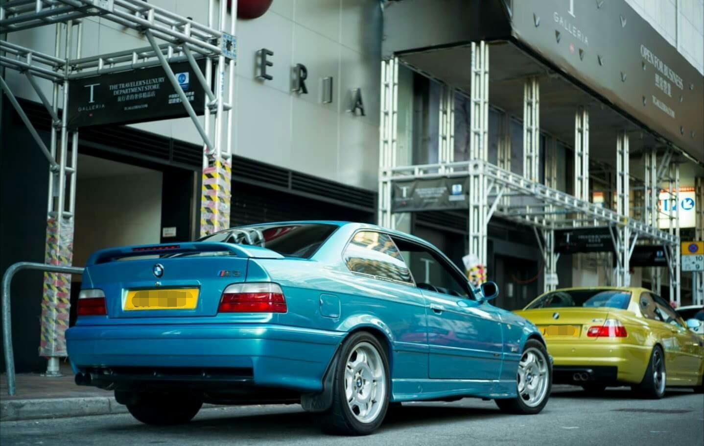 E36 M3 custome paint job by BMW Hong Kong, E46 Laguna Seca Blue and