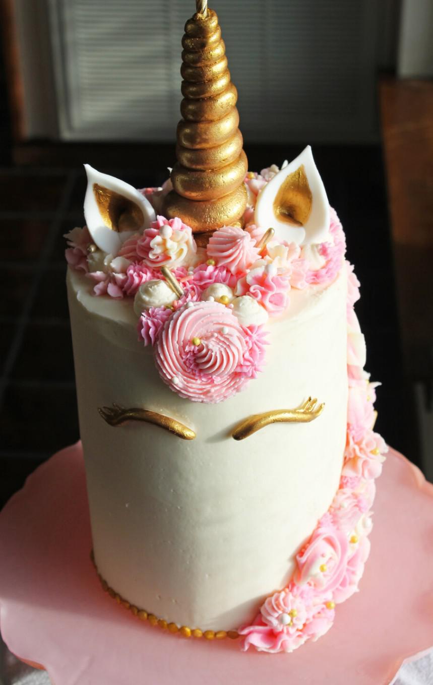 Homemade Funfetti Unicorn Birthday Cake r/cakedecorating