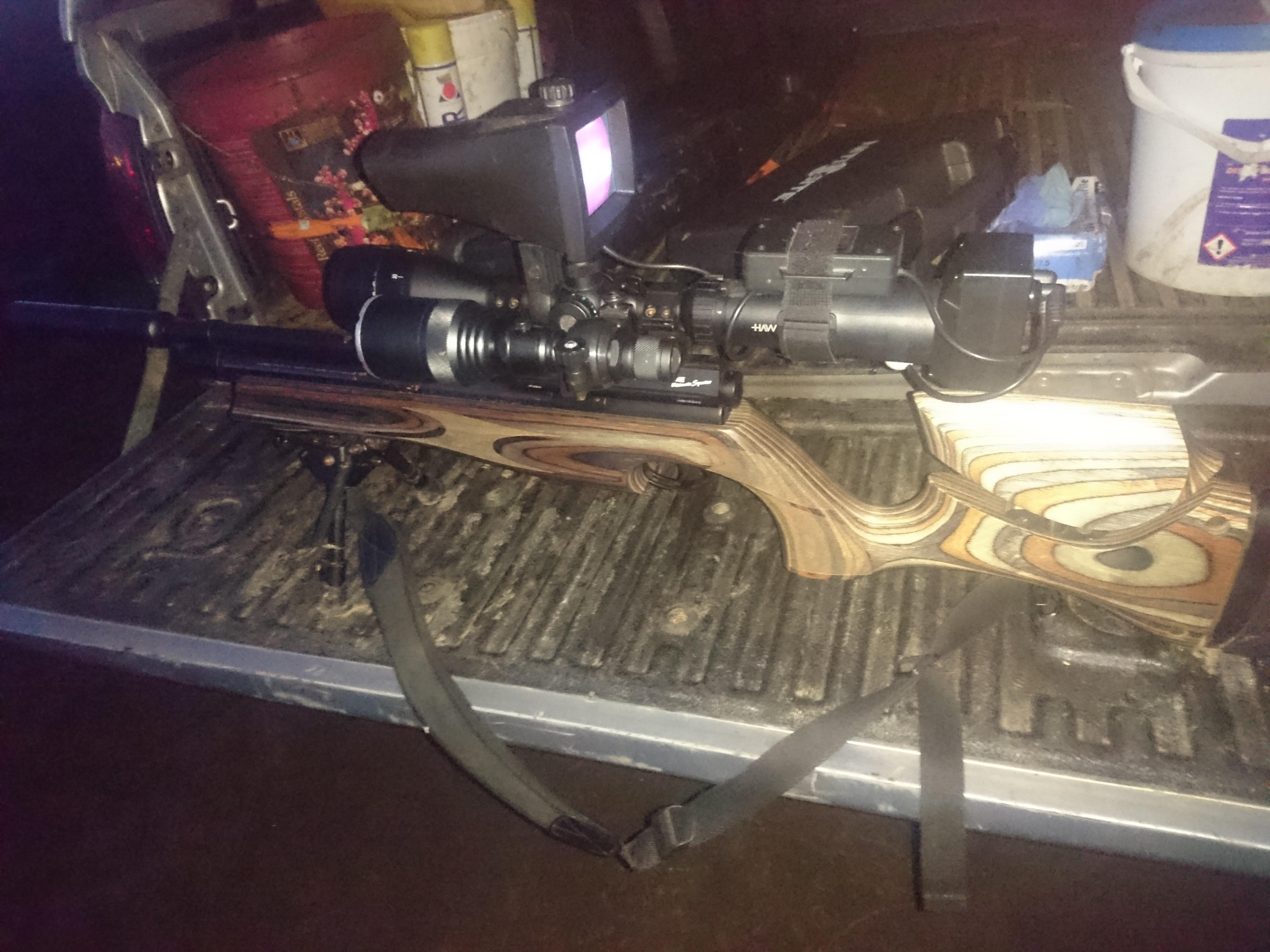 Night Vision setup on my air rifle r/Hunting