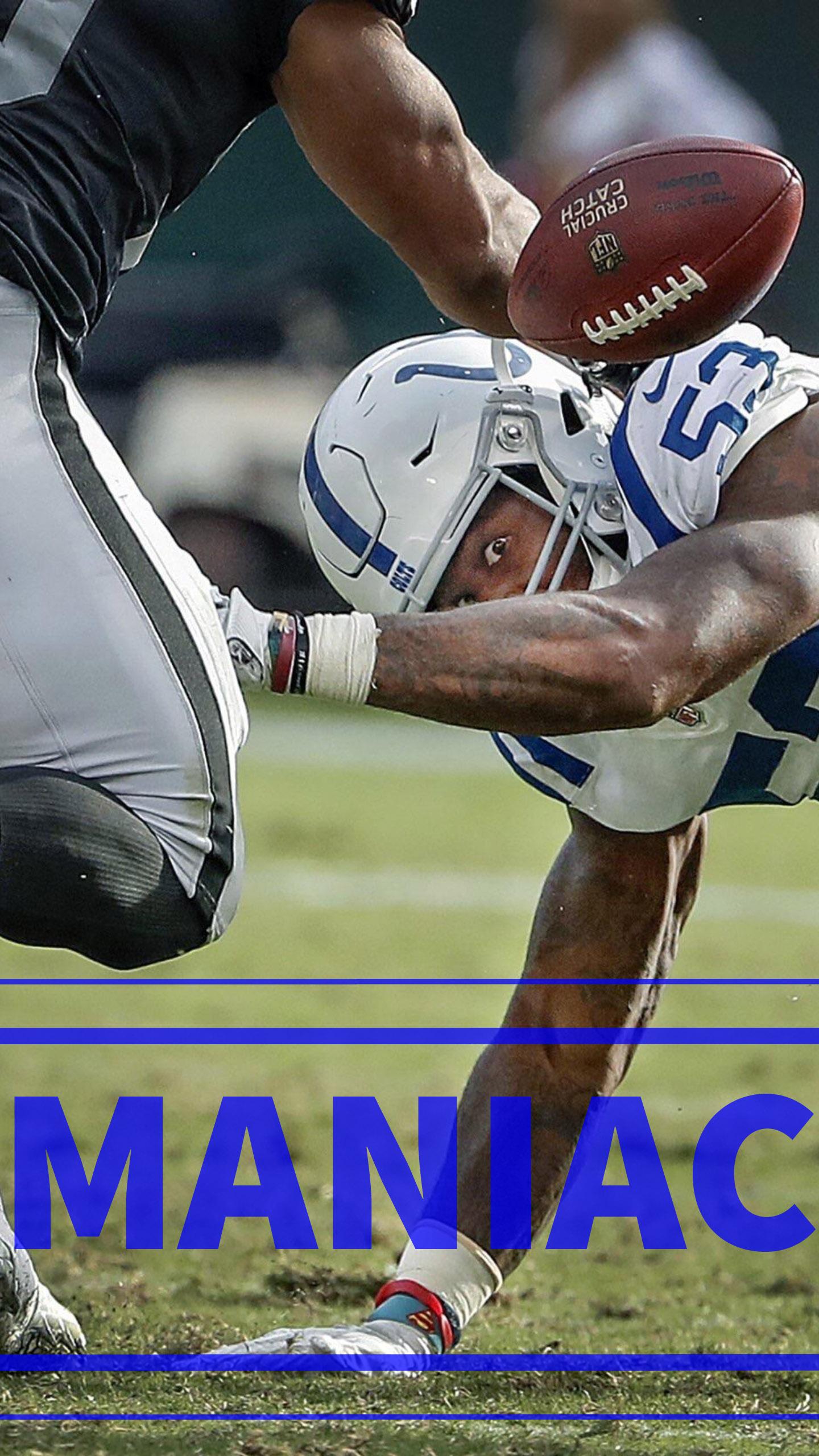 Made a quick phone wallpaper of Darius Leonard. r/Colts