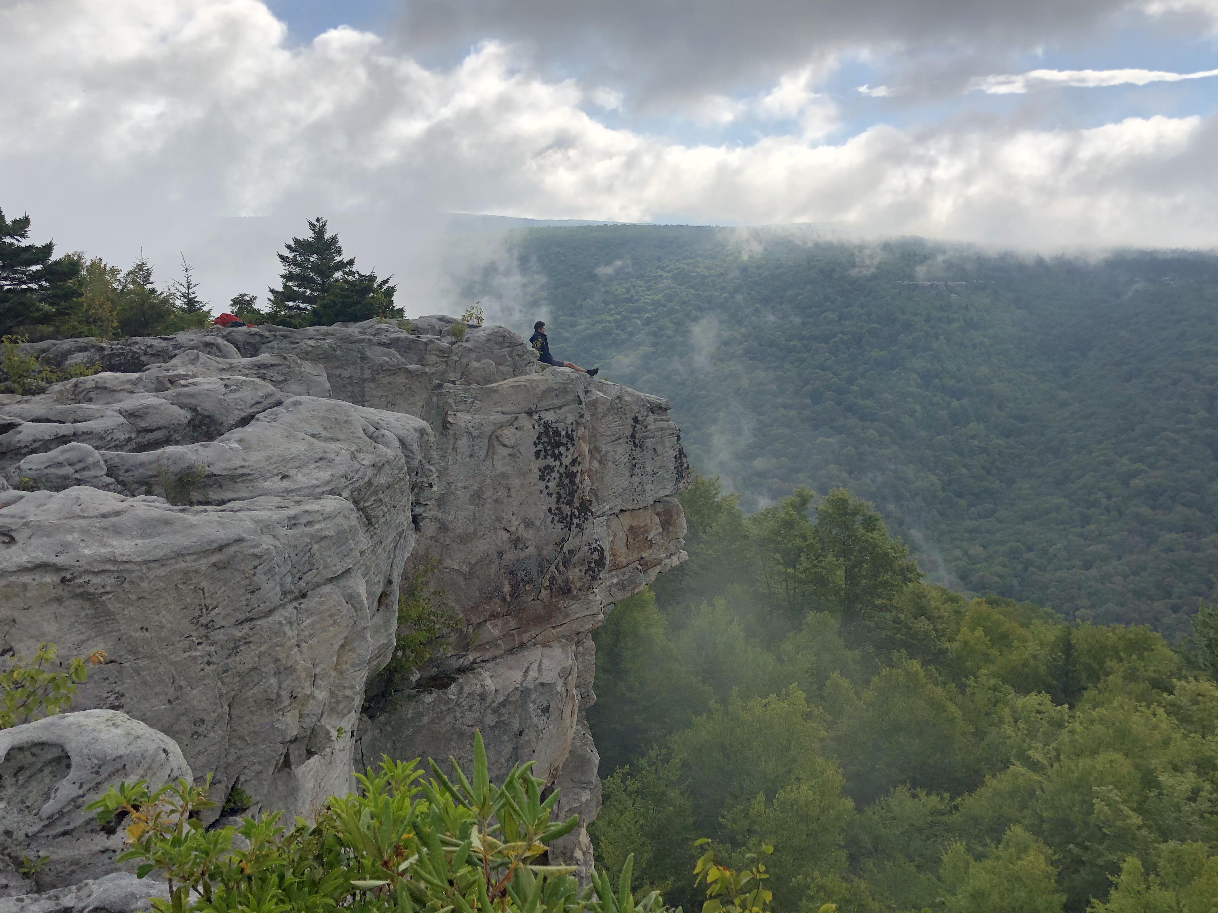 beautiful view of lion’s head in dolly sods, west virginia. well worth