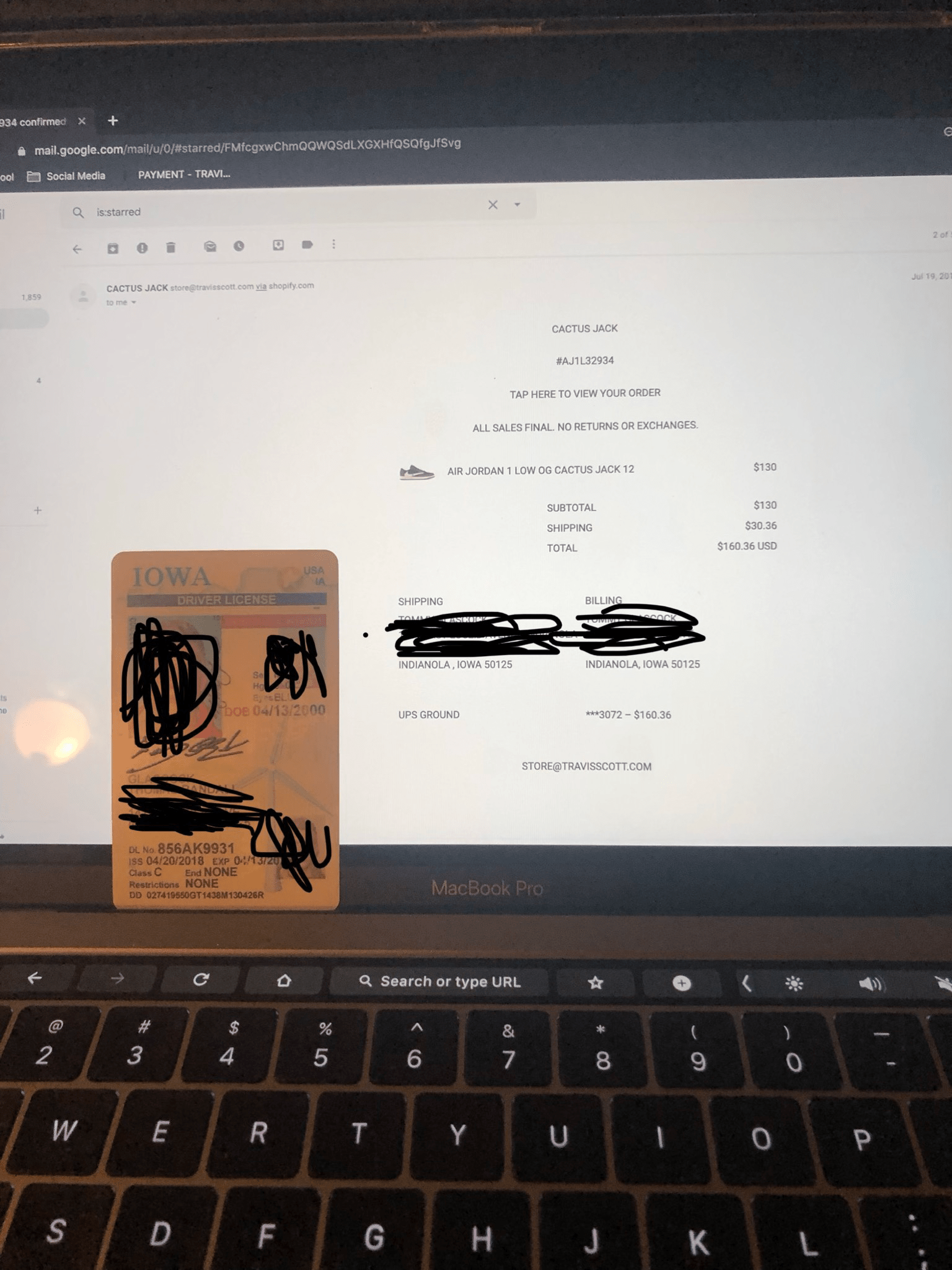 Legit check on this email receipt from someone I want to buy from? Is