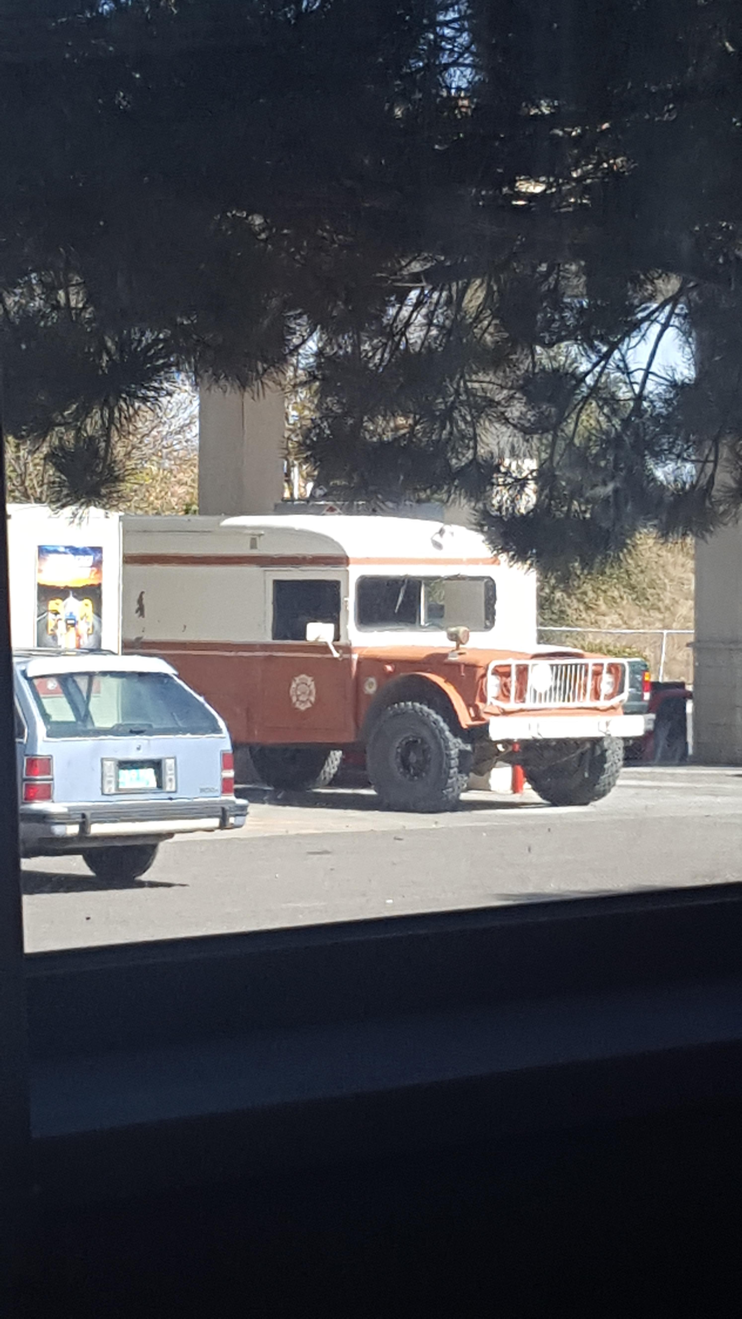 Seen at a gas station in Moriarty, New Mexico. Looked to be a retired