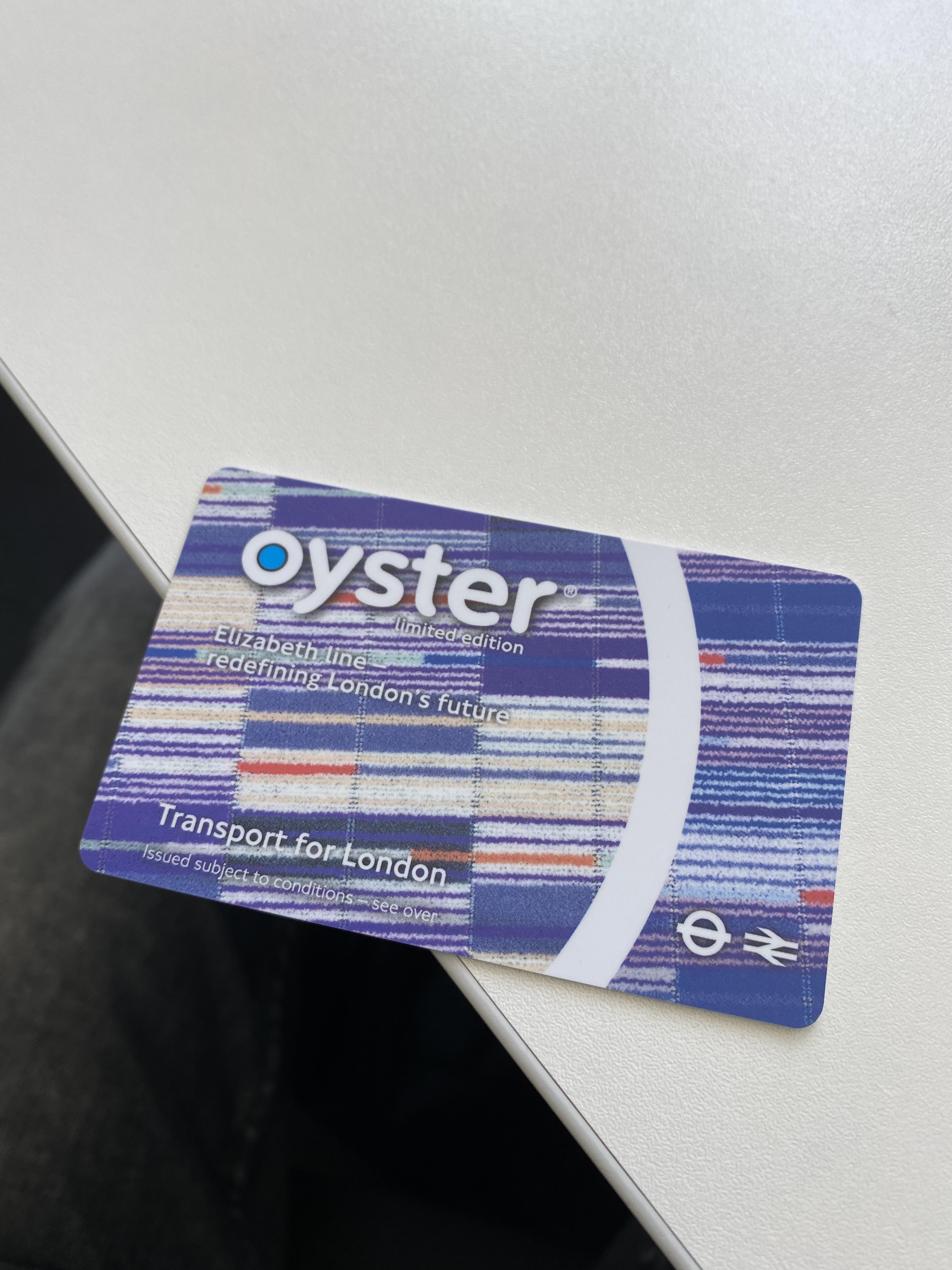 Oyster Card Limited Edition Elizabeth Line Clearance Outlet