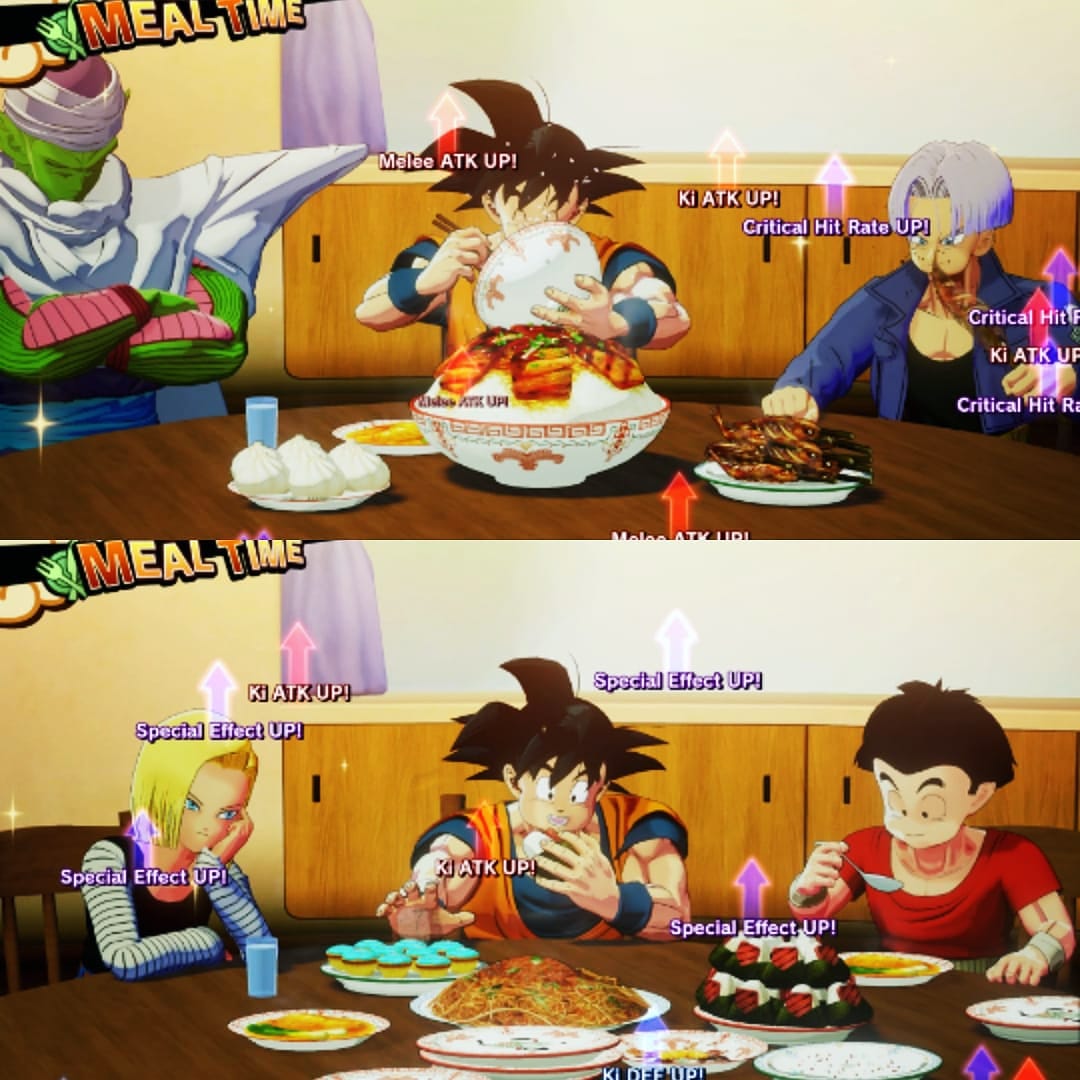 I always found it funny that piccolo and android 18 just chill while