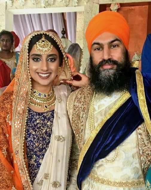 Jagmeet Singh Wife : Congratulations To Jagmeet Singh On His Anand Karaj Sikh