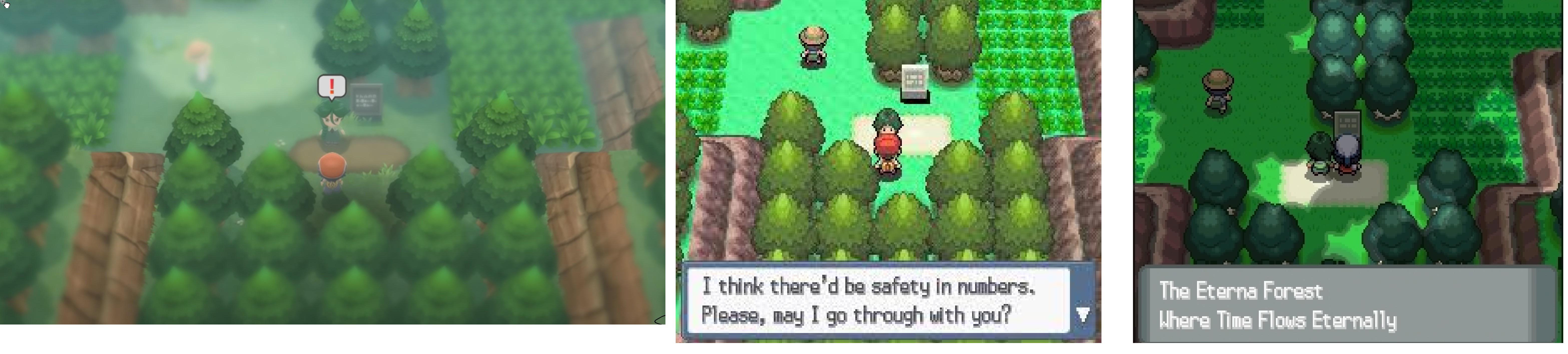 Eterna Forest Comparison r/PokeLeaks