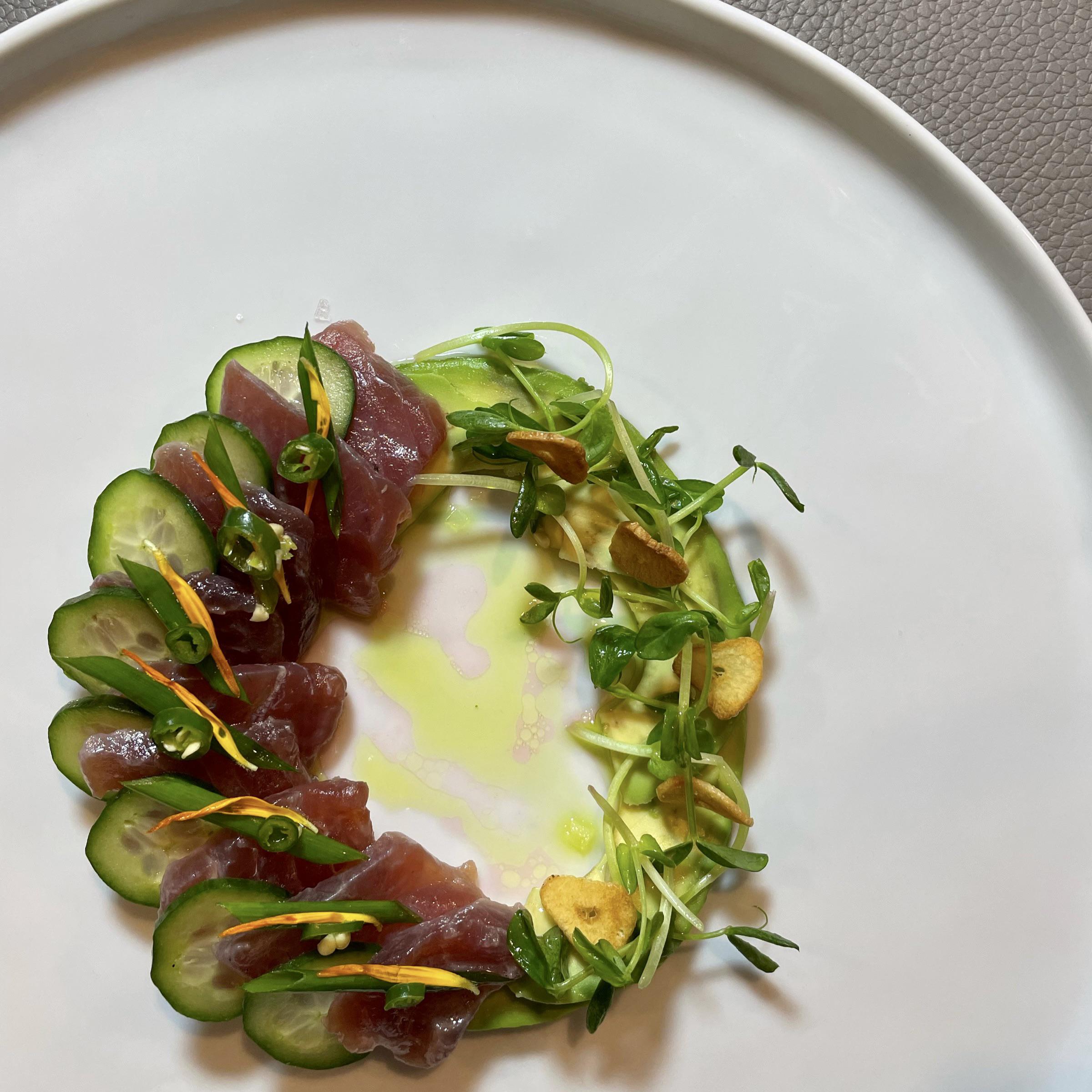 [Pro/Chef] Ahi Tuna Crudo r/food