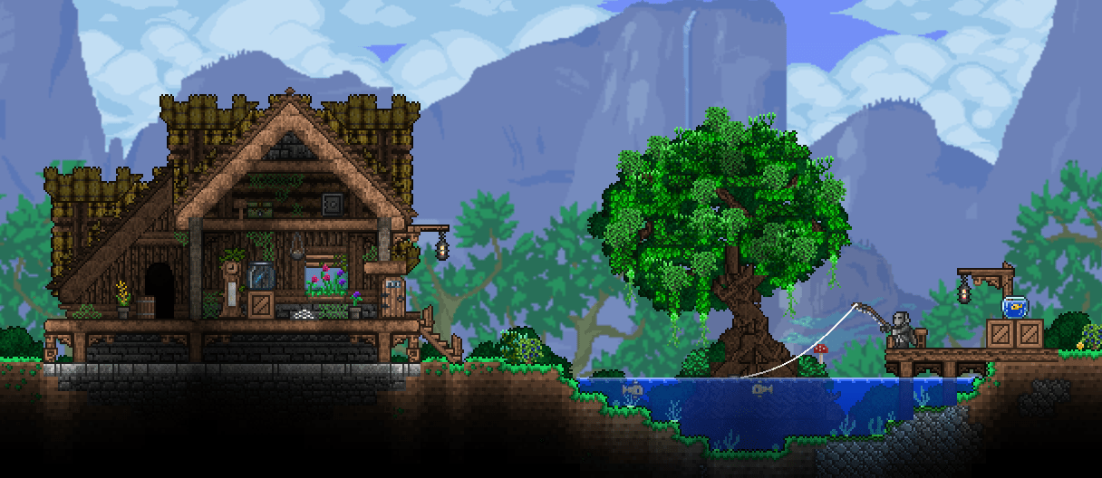 Calm Fishing Spot r/Terraria