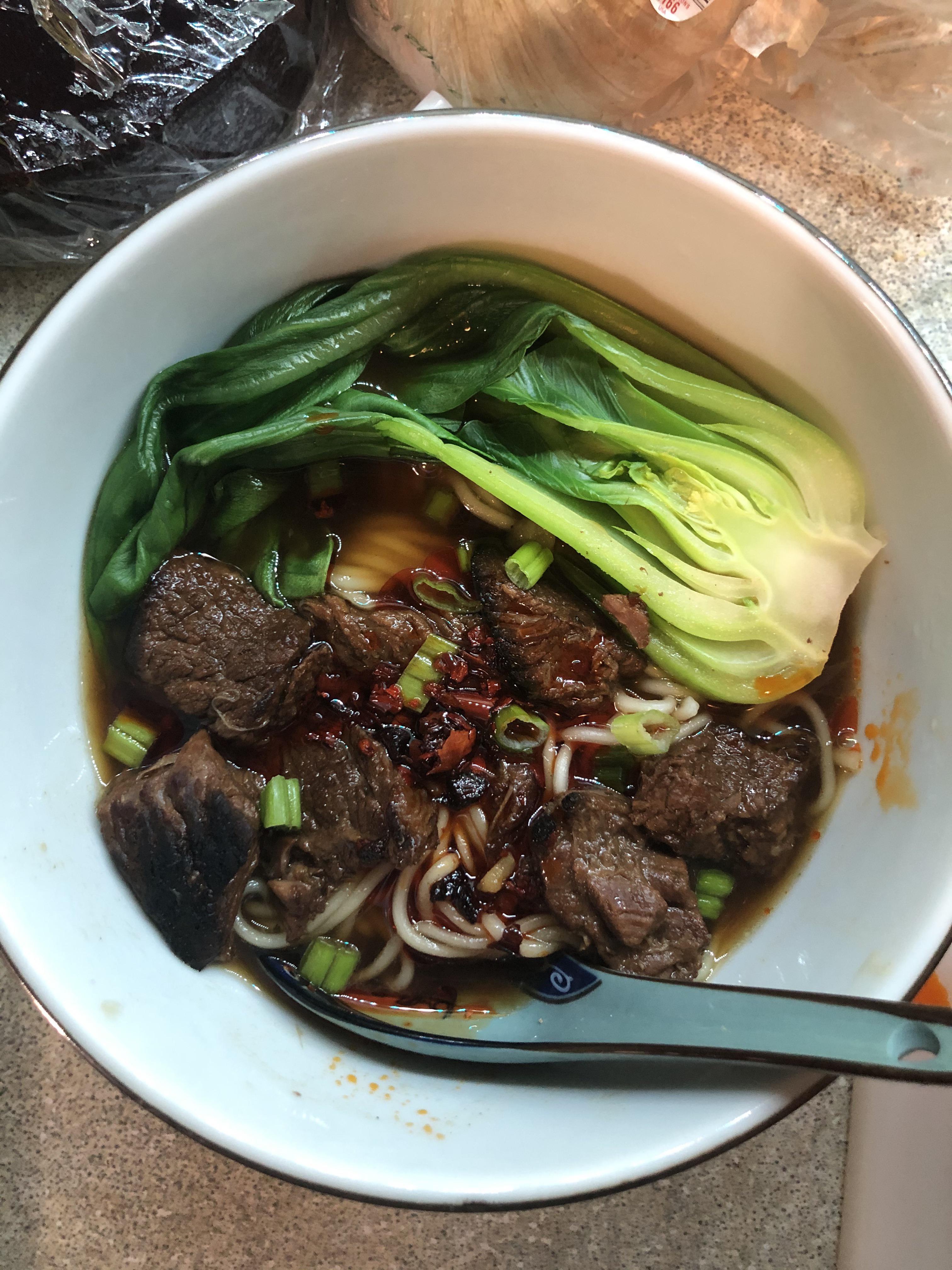 Week 16 Hunan/Xiang Braised beef noodle soup (红烧牛肉面) r/52weeksofcooking