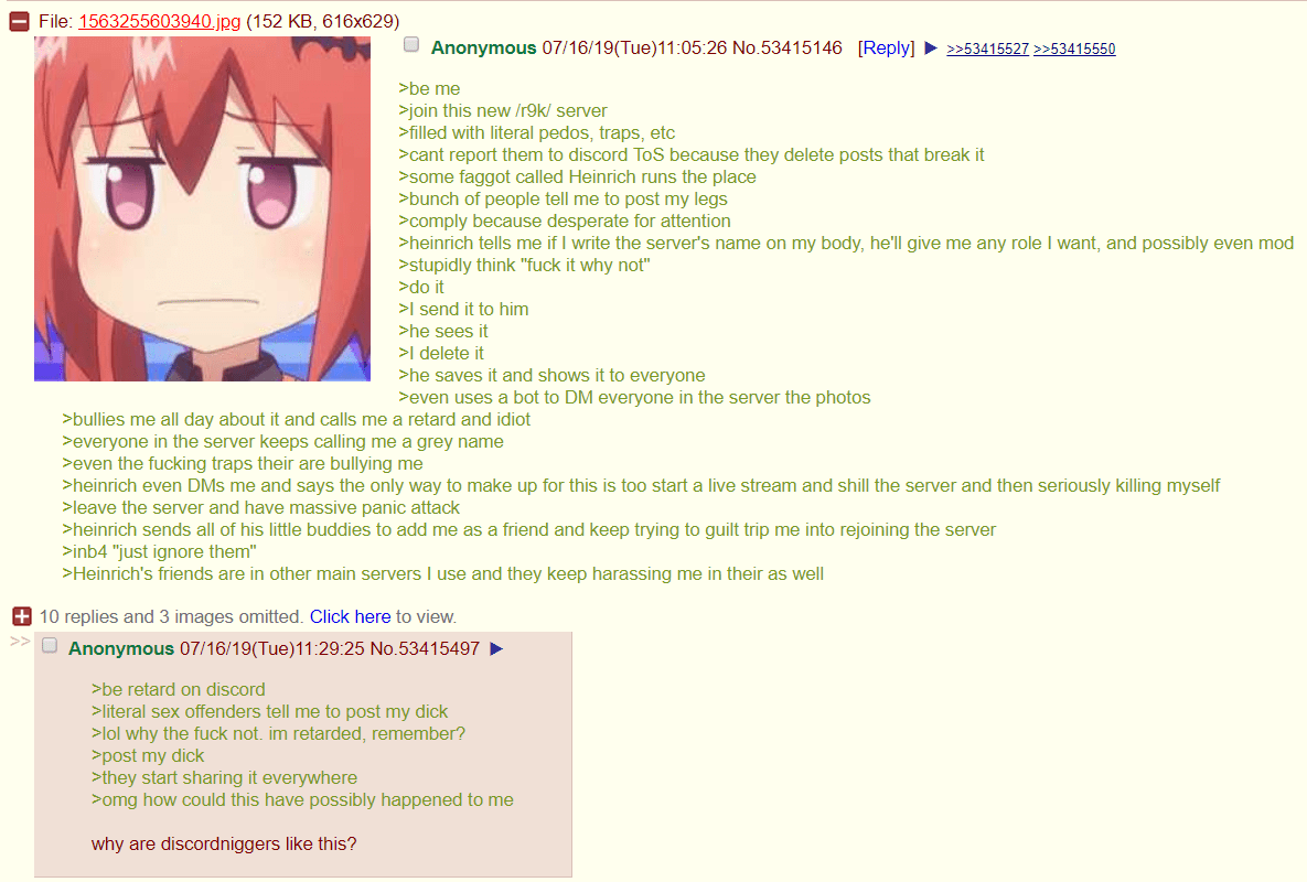 Anon uses discord r/greentext