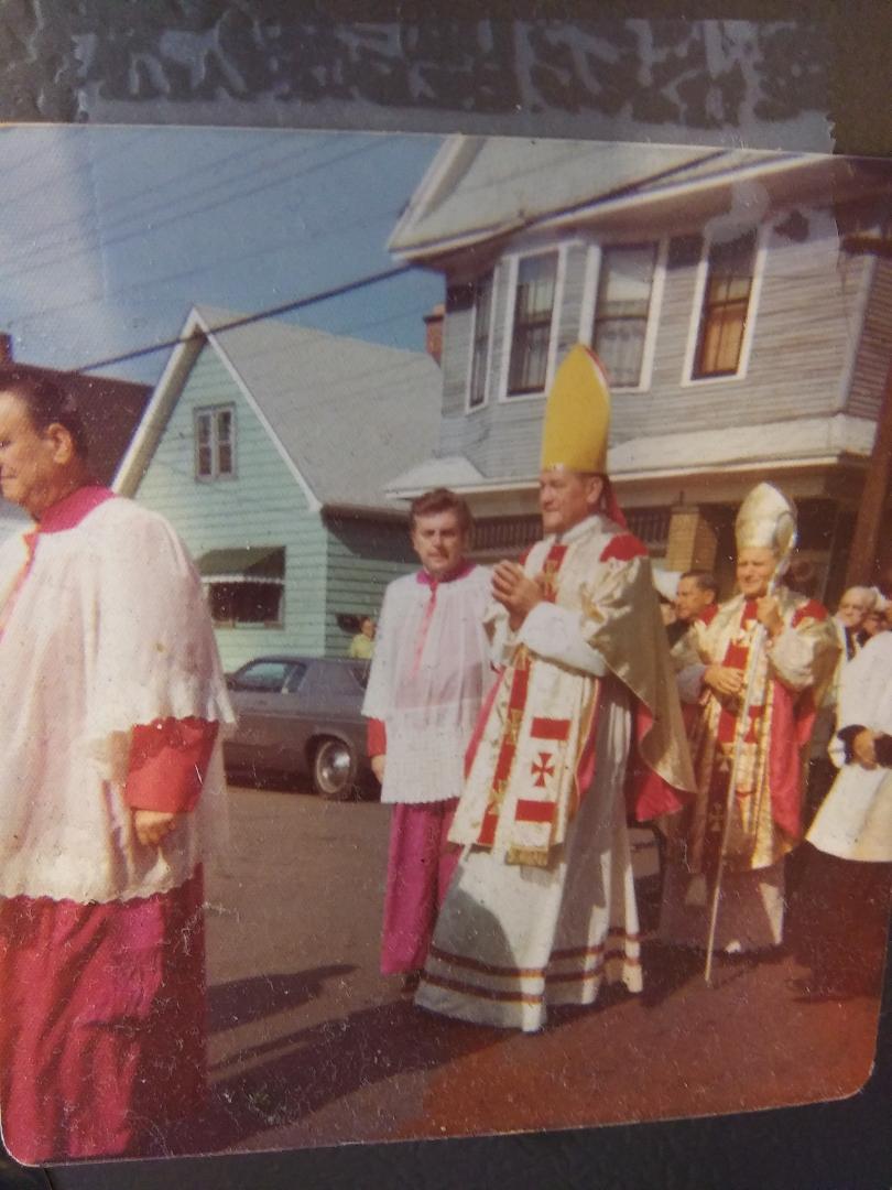 Cardinal Karol Wojtyla (Pope Saint John Paul II) visiting Buffalo on