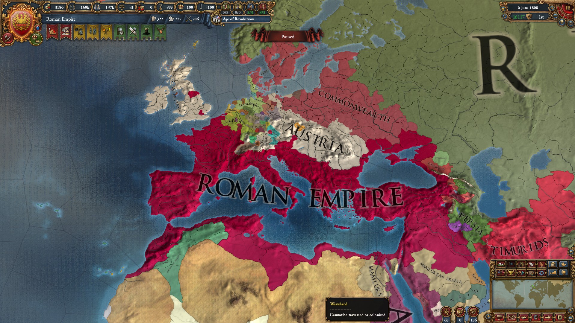 Finally got the Mare Nostrum Achievement as Milan eu4