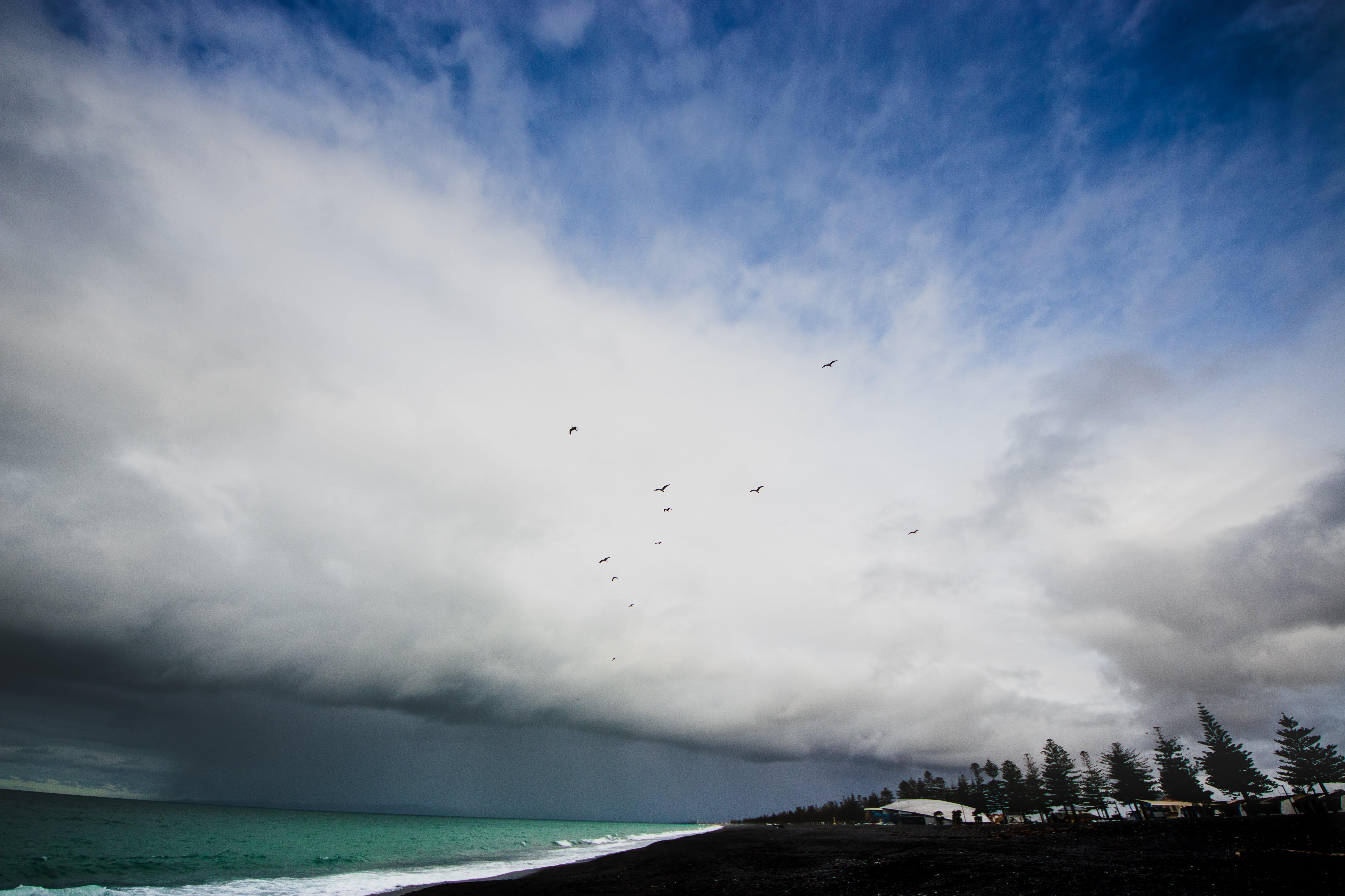 A storm coming in Napier, New Zealand is no matter the weather