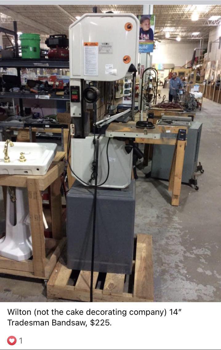 Would you pay $225 for this 14" Wilton bandsaw? : r/Tools