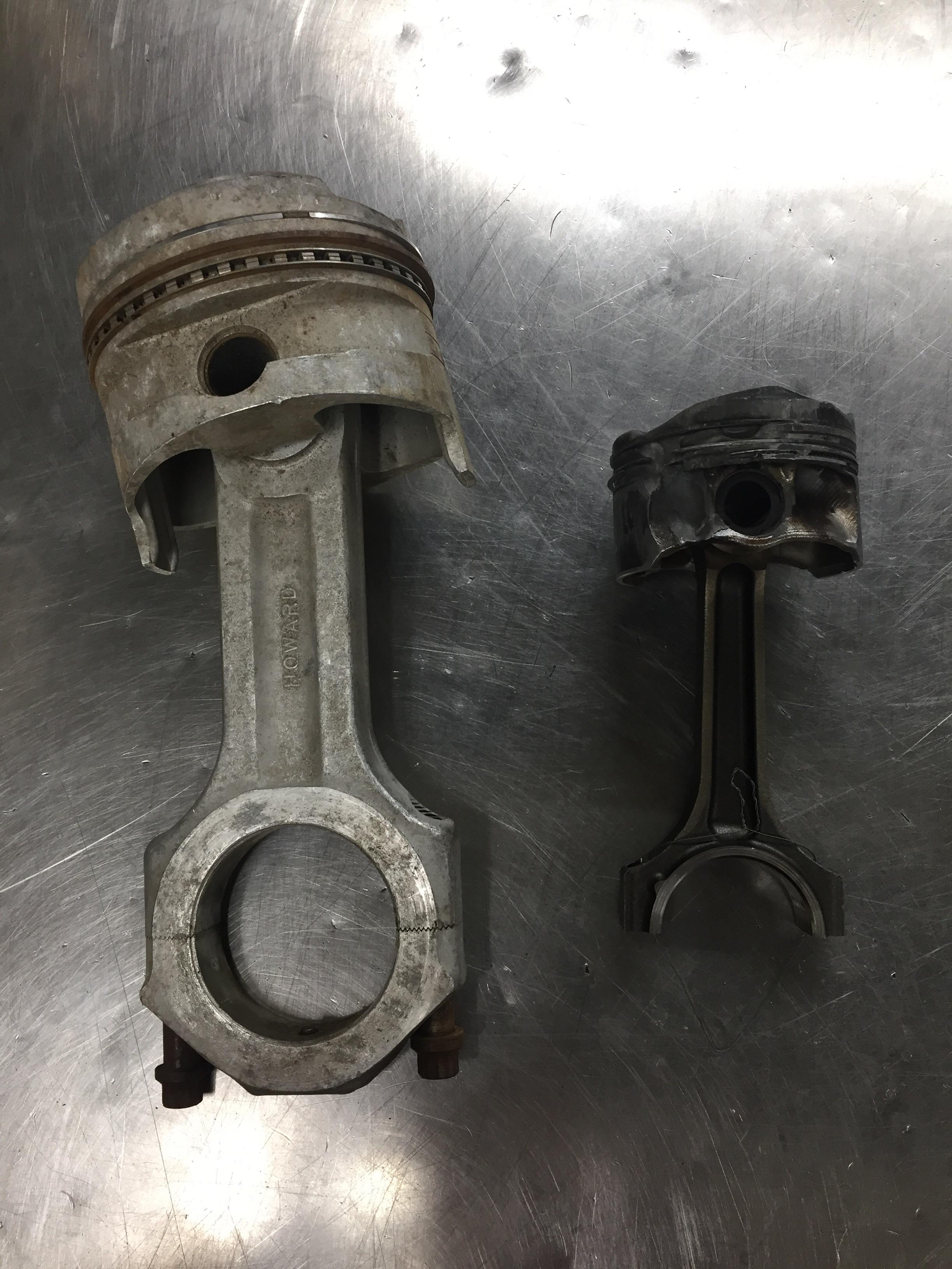 1.6 ecoboost piston and rod vs. a boss 429 holman moody piston and rod