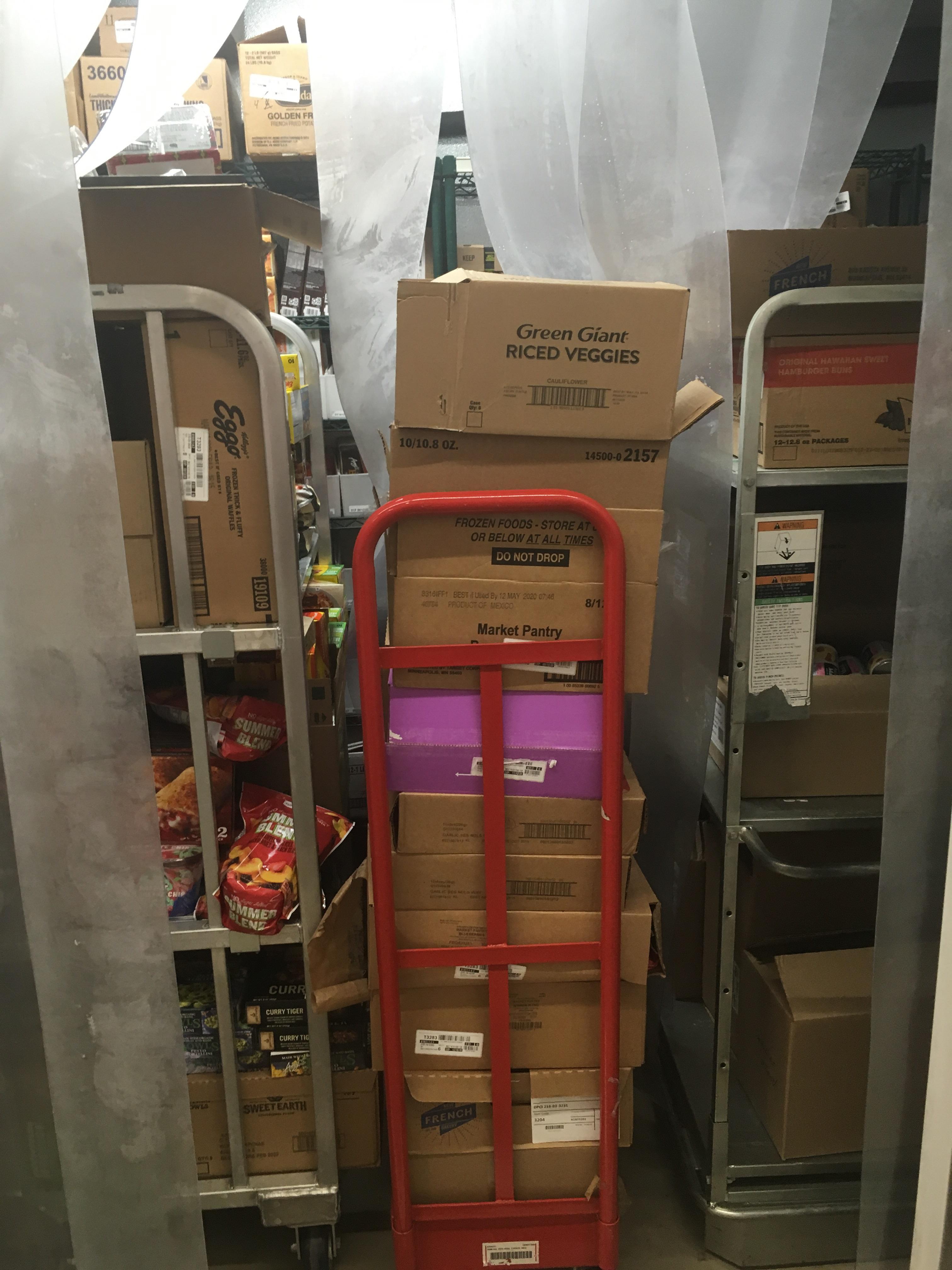 When your freezer is the size of a closet and no one does the backstock