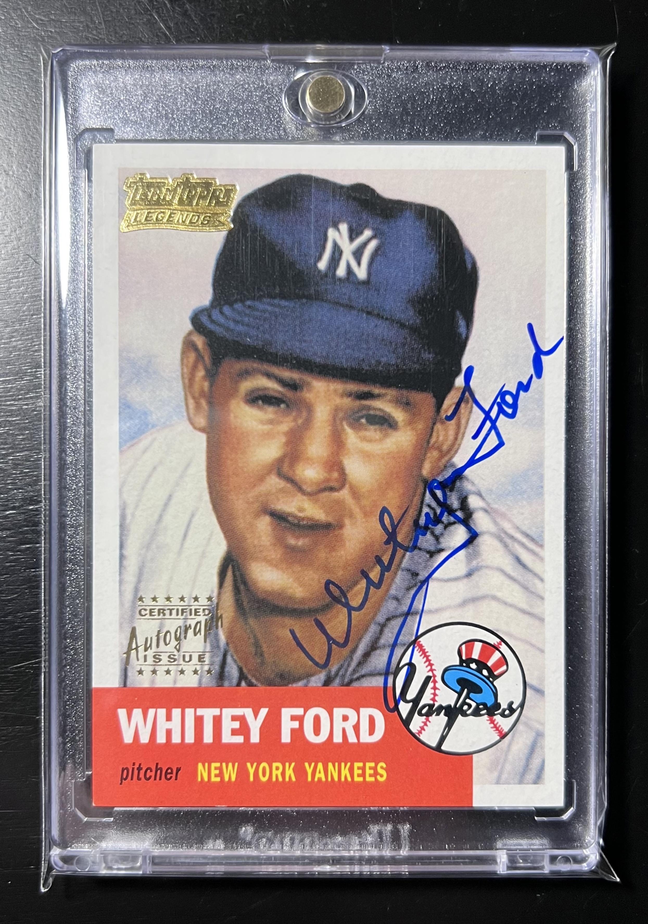 Whitey Ford pickup today, love the ‘53 design they used! r/baseballcards