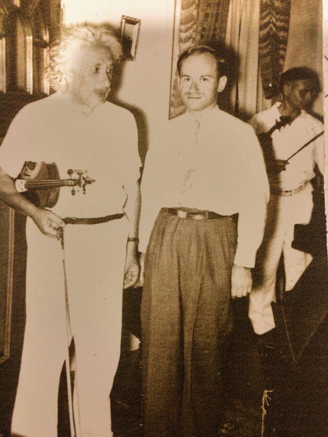 My Great Grandfather gave Albert Einstein violin lessons, Long Island (1940's) r/OldSchoolCool