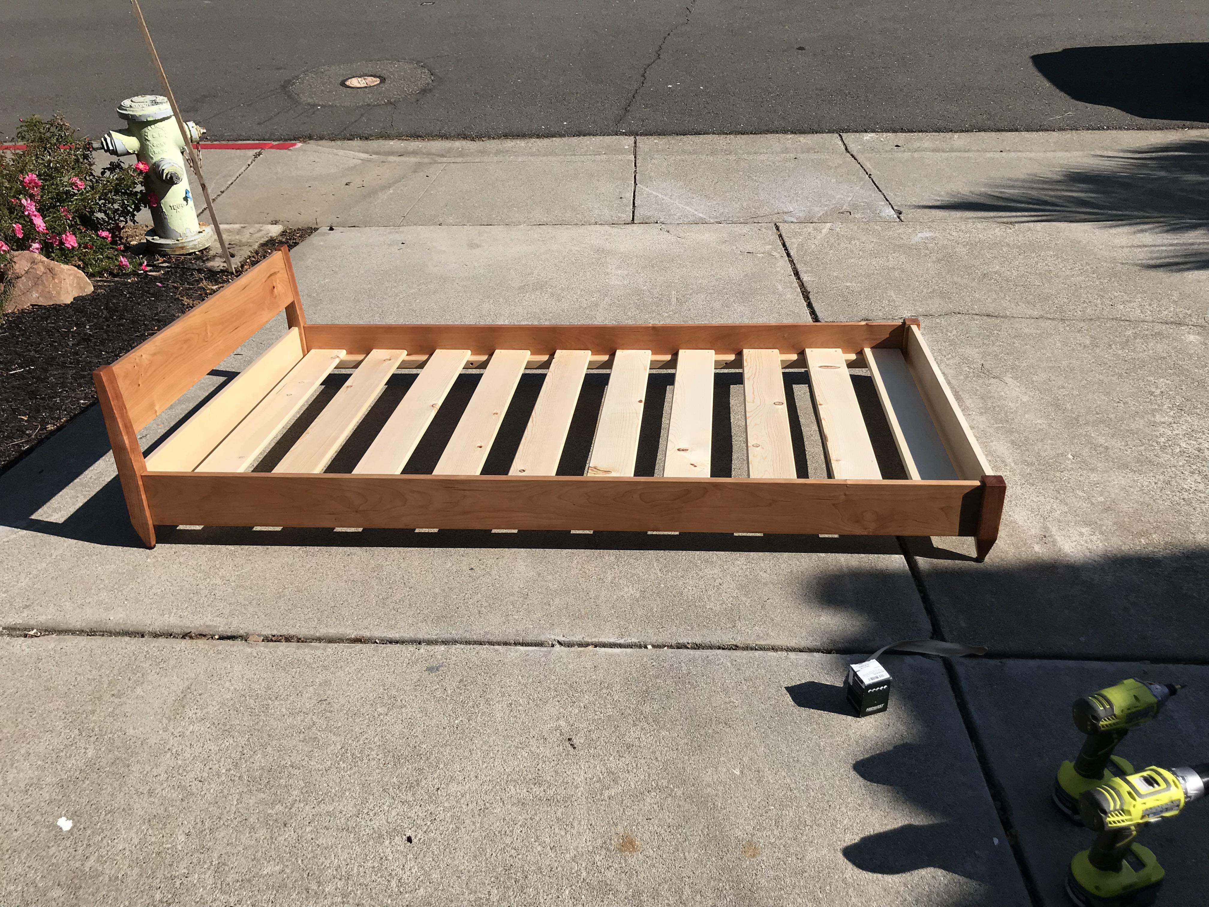 Time for a big boy bed. r/woodworking